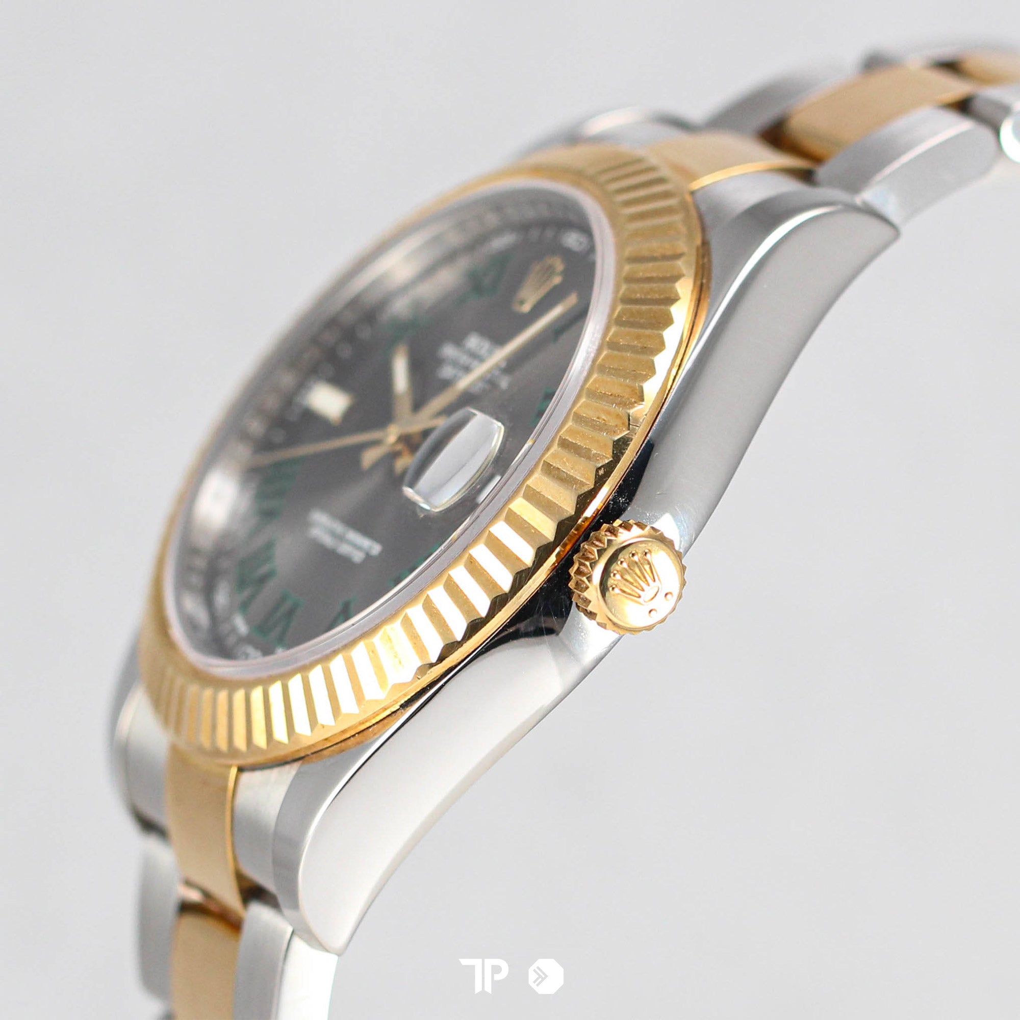 Datejust 41 Two Tone Yellow Gold Wimbledon Dial (2016)