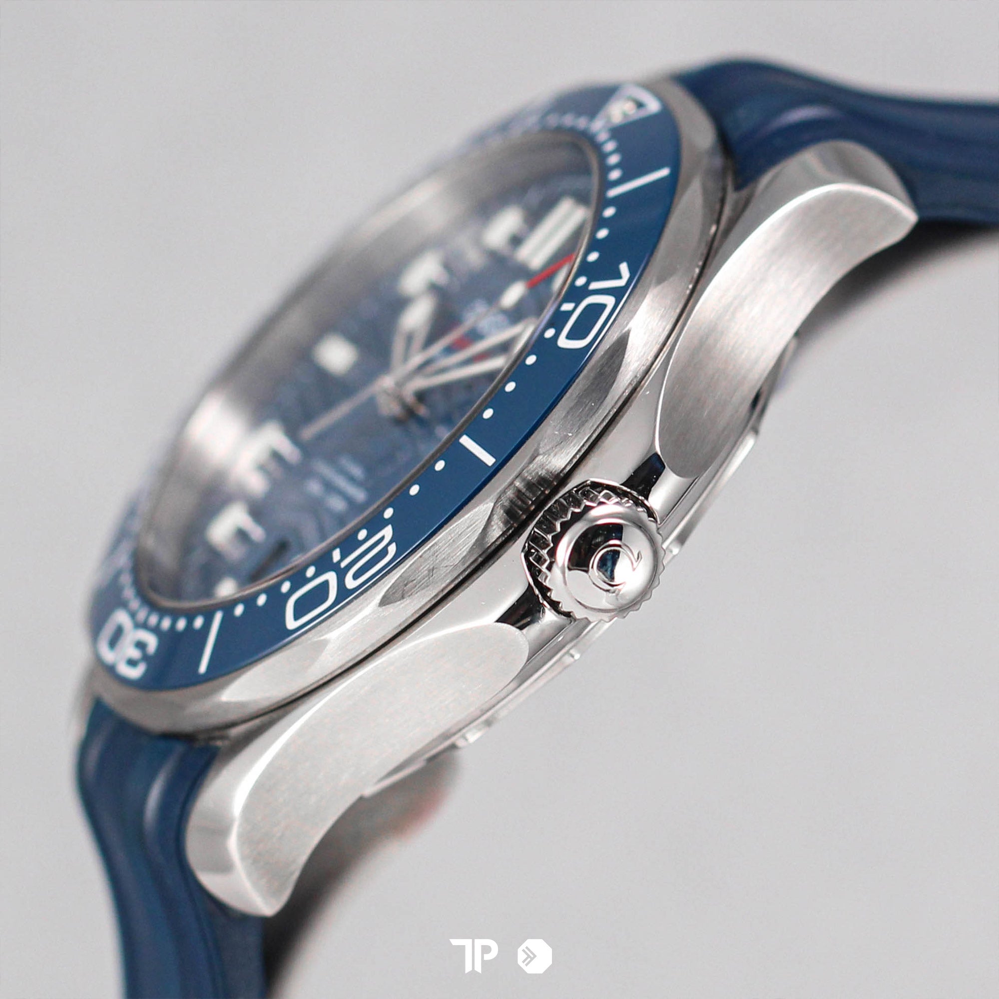 Seamaster Diver Blue Wave Dial Rubber Strap (NEW 2022)