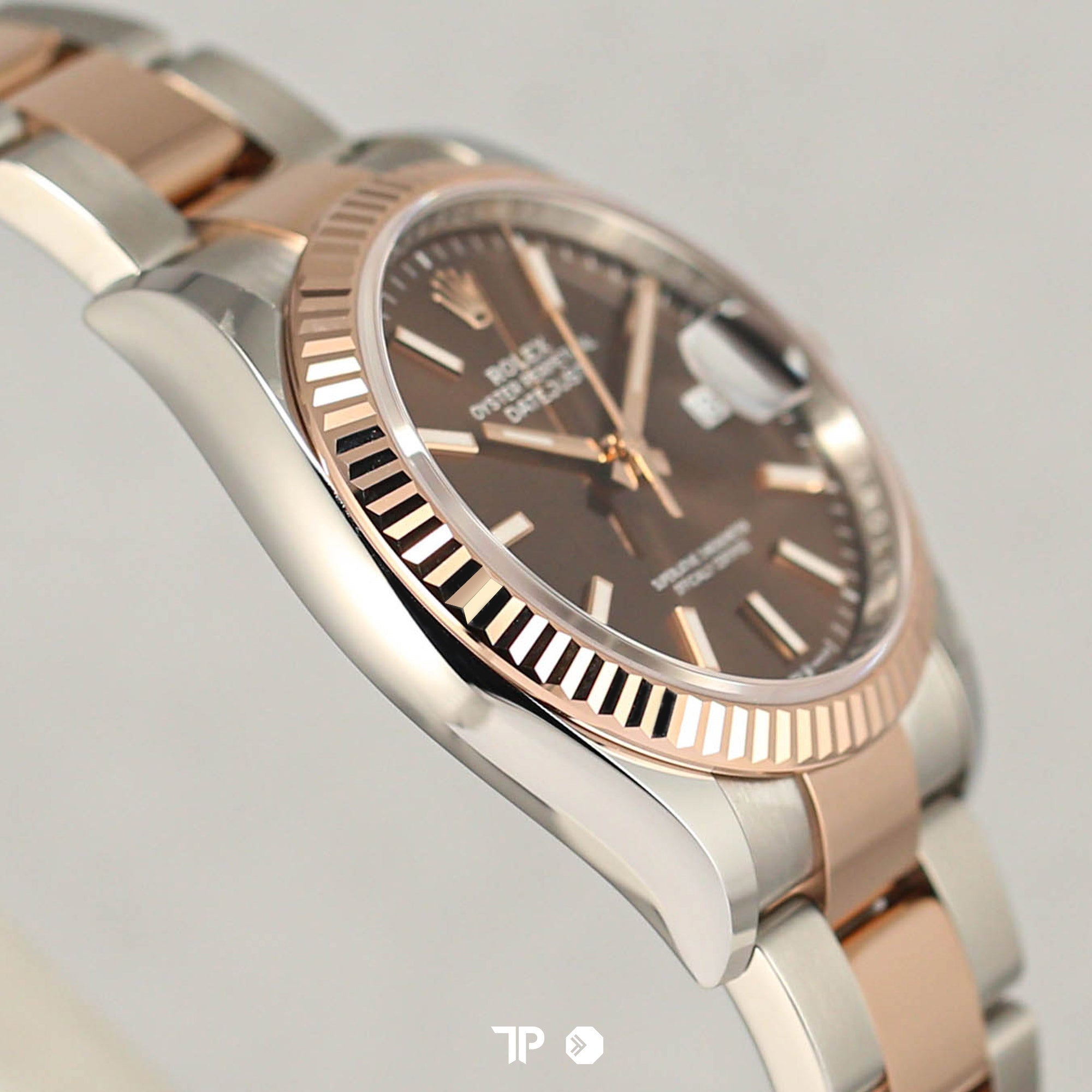 Datejust 36 Choco Dial Two Tone Rose Gold (2023)