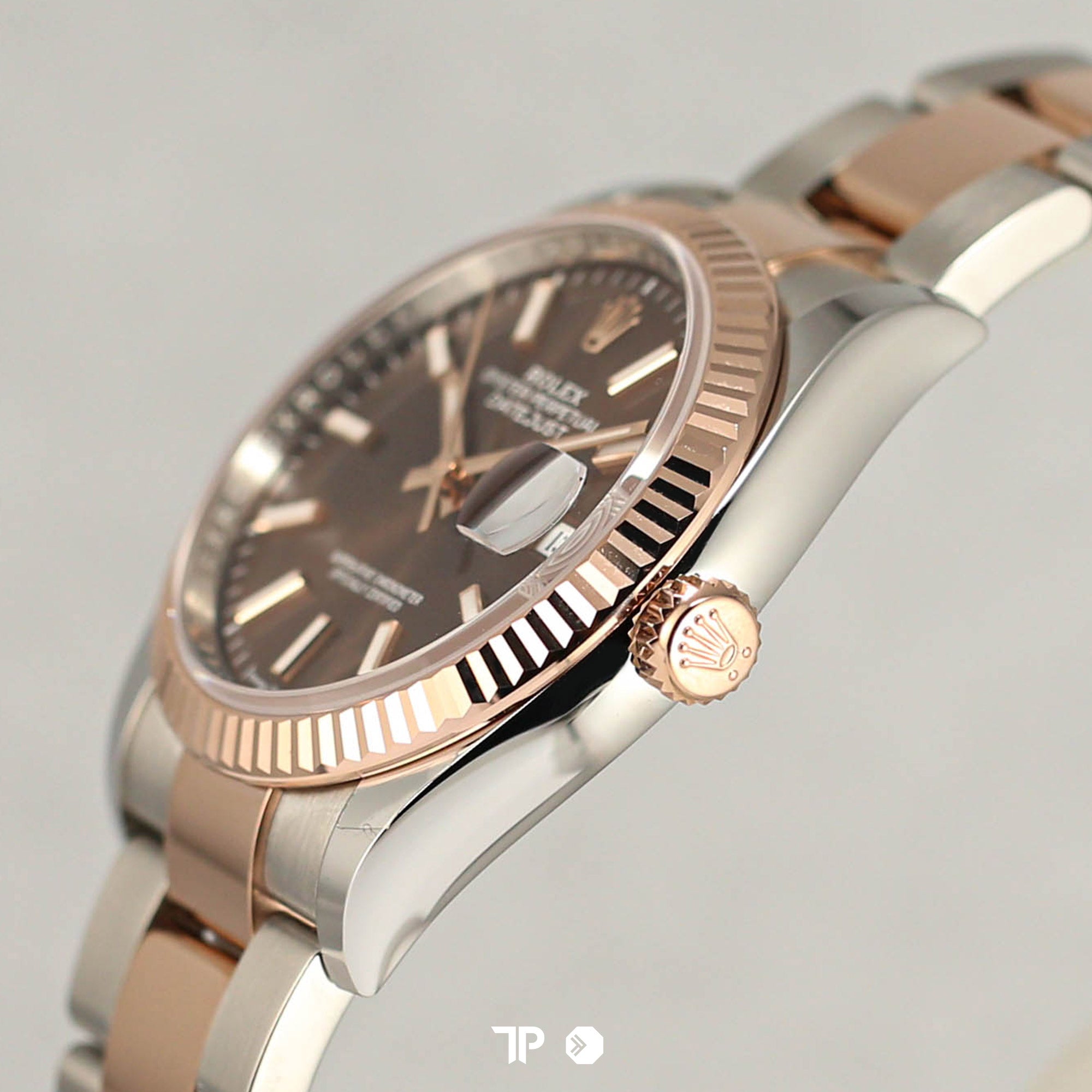 Datejust 36 Choco Dial Two Tone Rose Gold (2023)