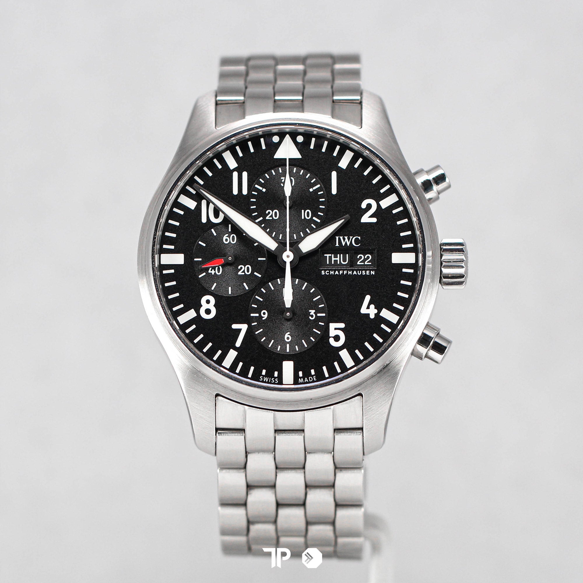 Pilot Black Crono Undated 43mm