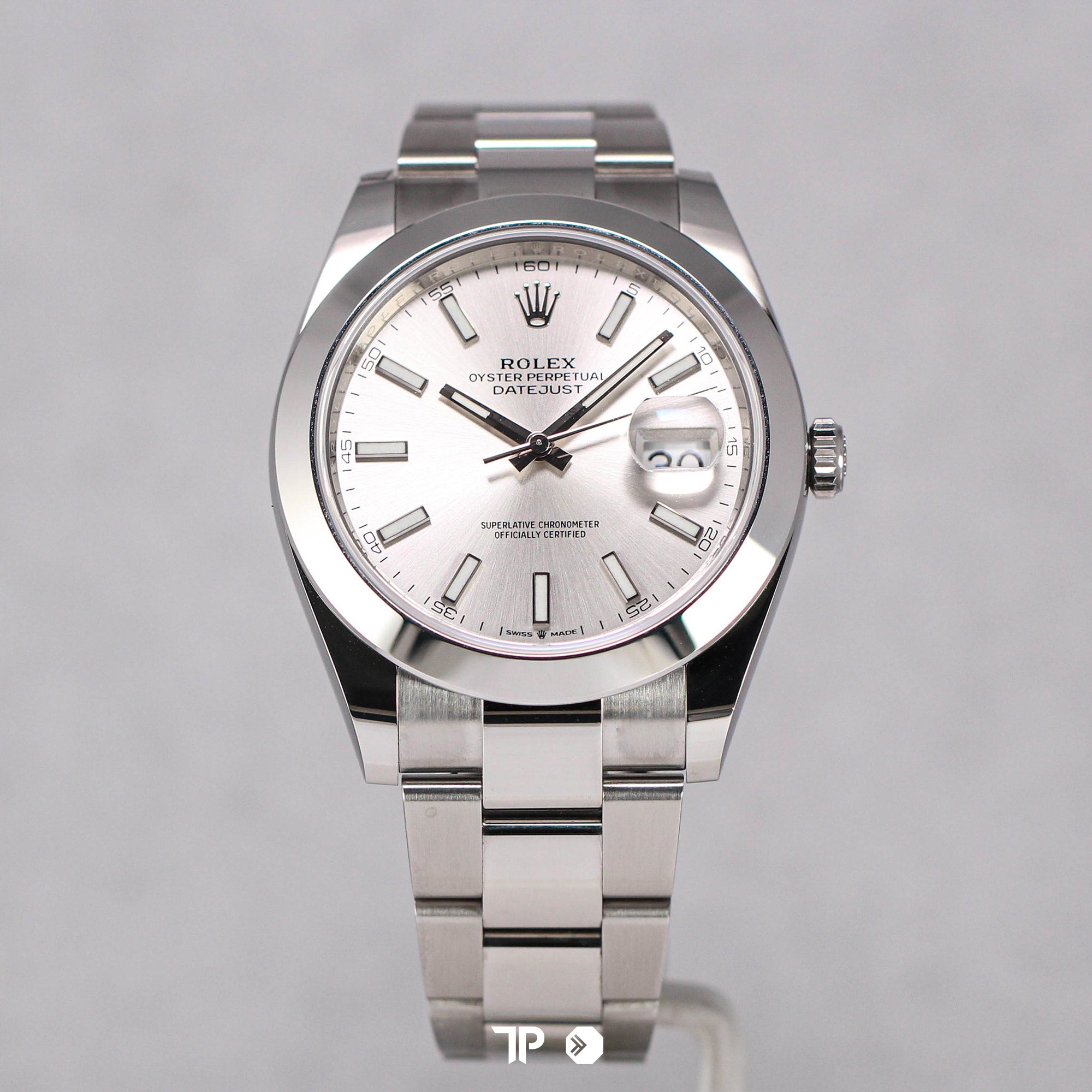 Datejust 41 Smooth Bezel Silver Dial (2021)