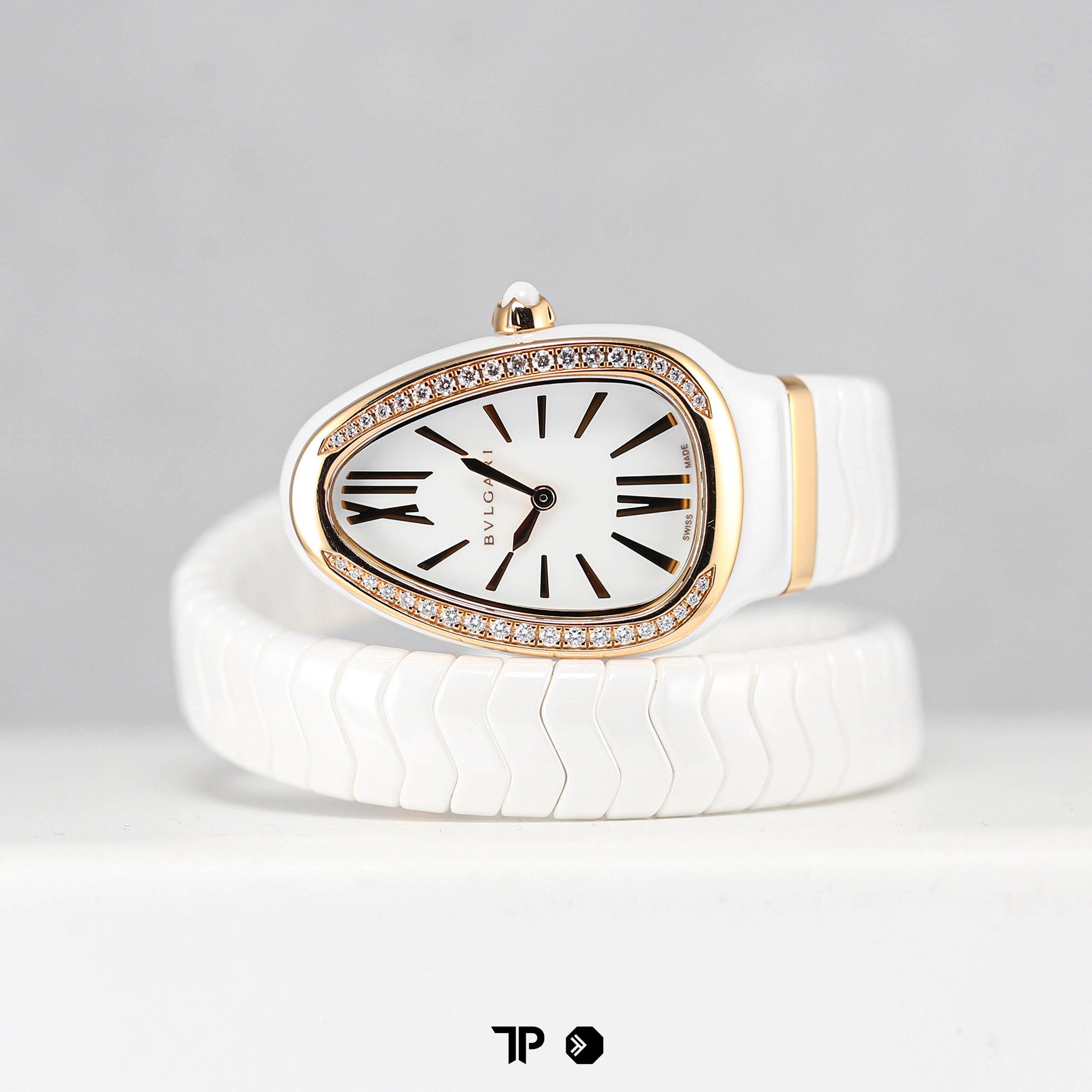 Serpenti Spiga White Ceramic Single (2021)