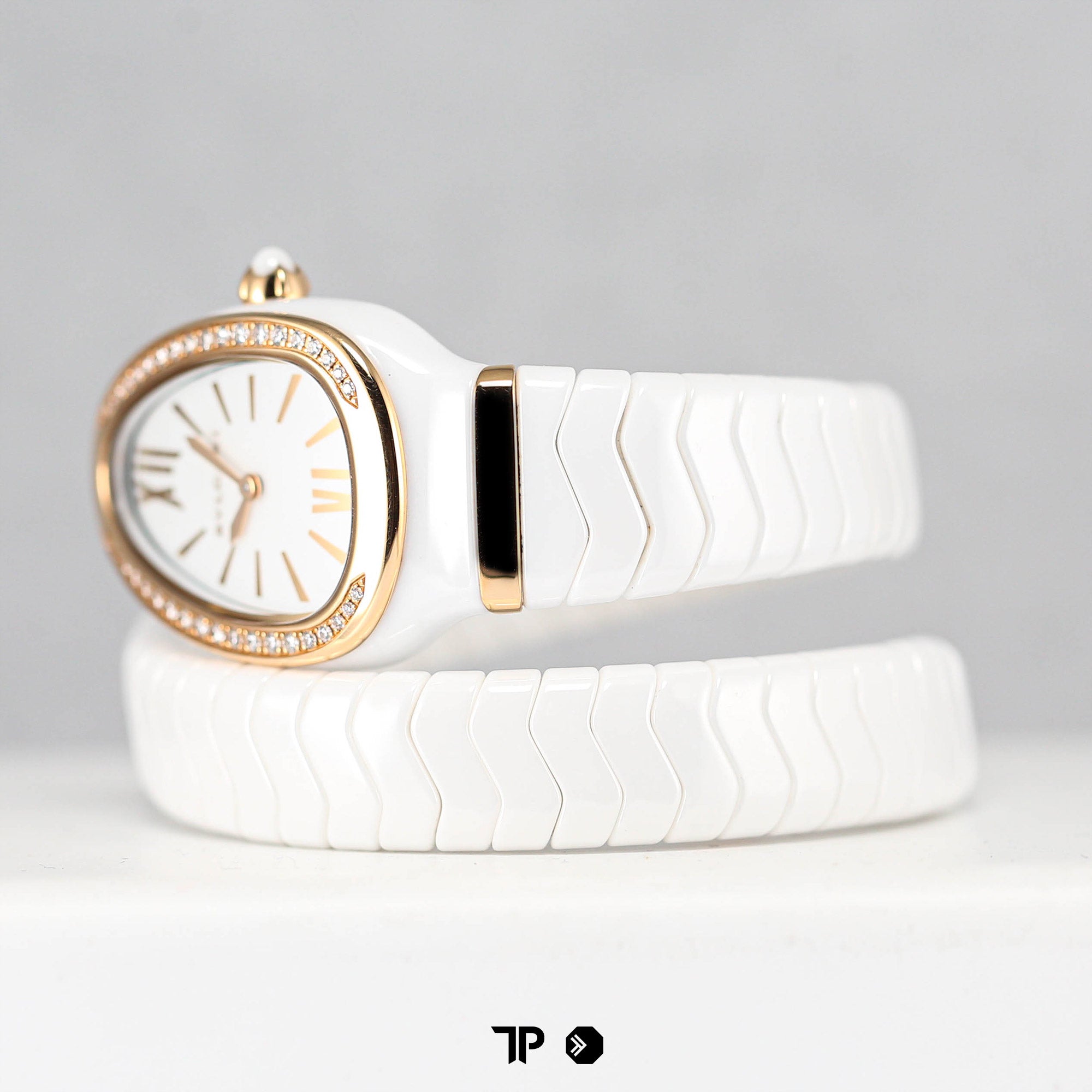 Serpenti Spiga White Ceramic Single (2021)