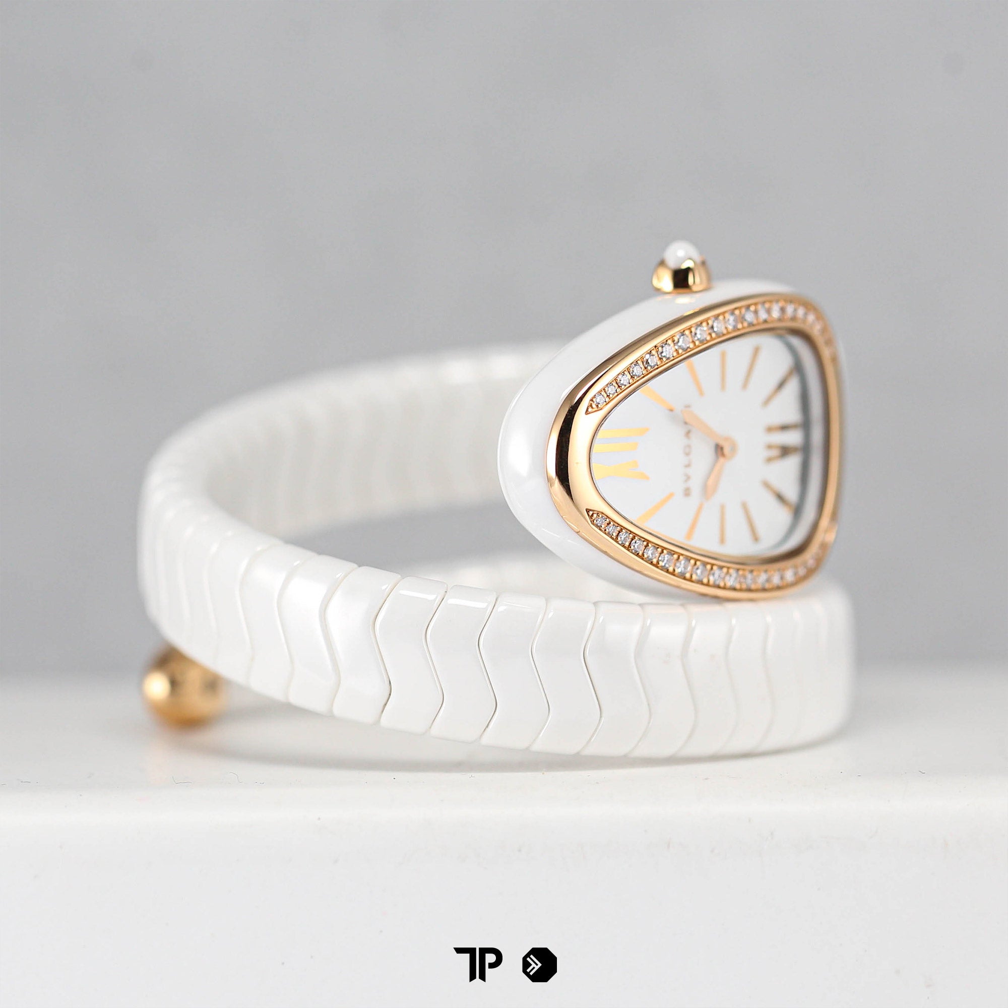 Serpenti Spiga White Ceramic Single (2021)