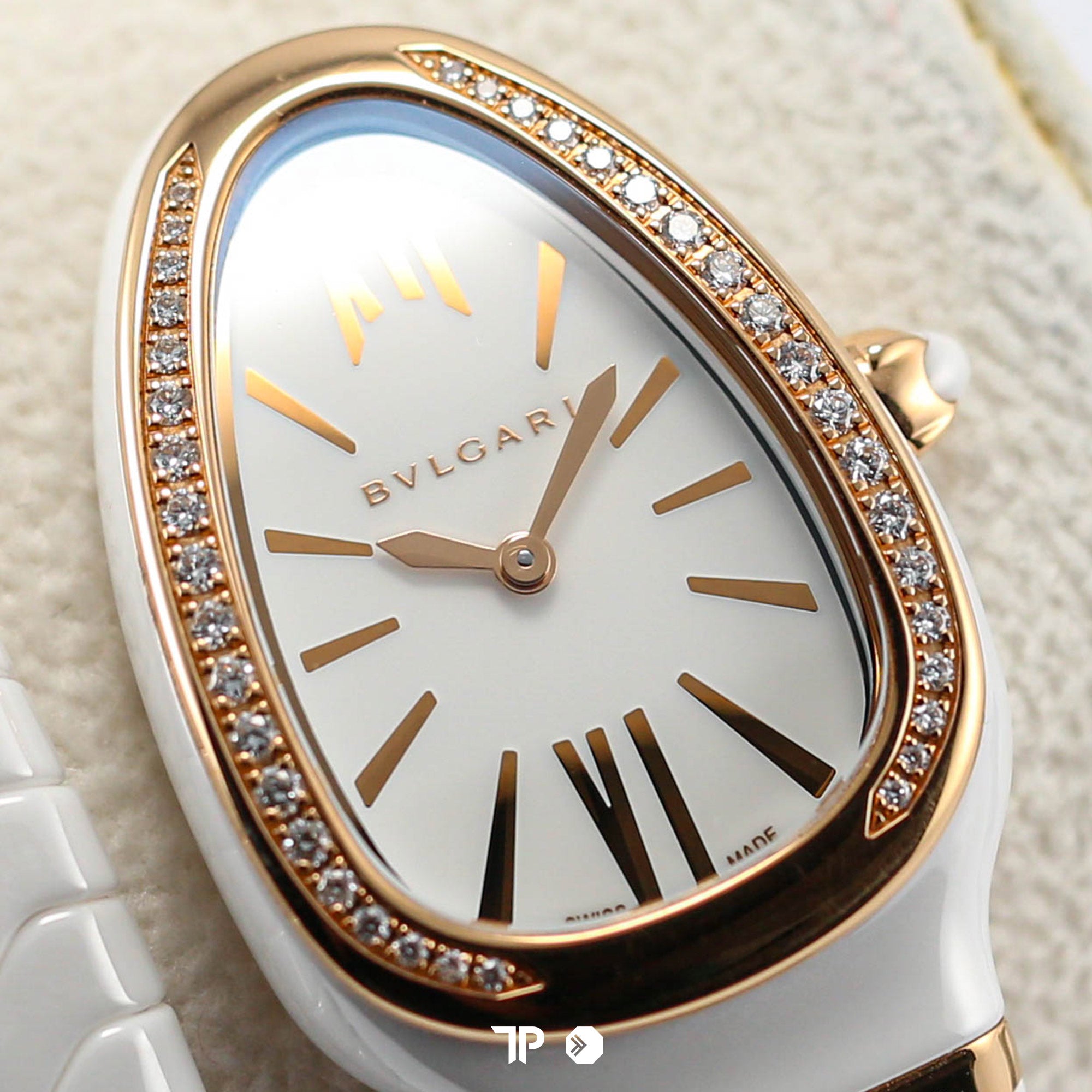 Serpenti Spiga White Ceramic Single (2021)