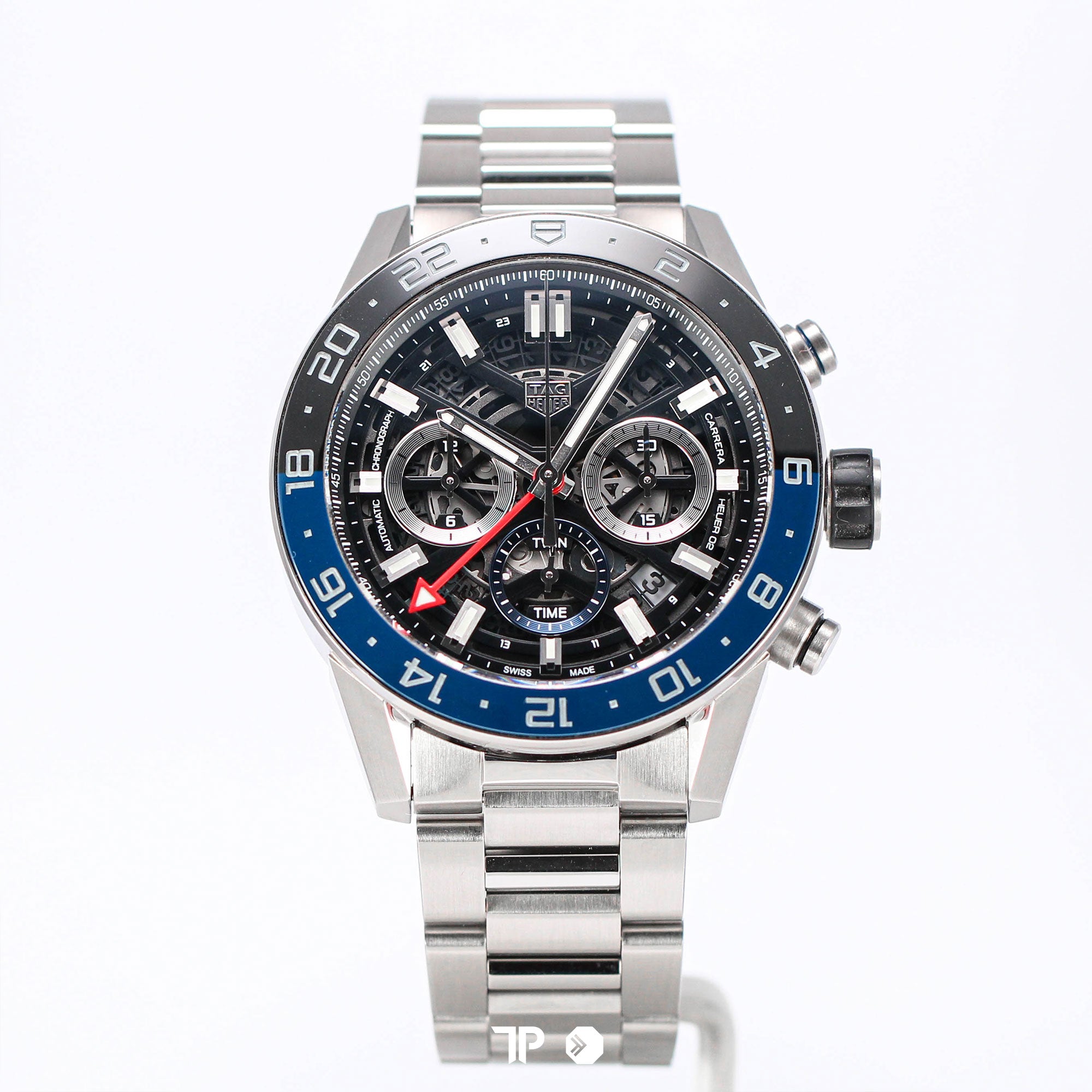 Carrera Heuer 02 GMT Batman Skeleton Ceramic (2019)