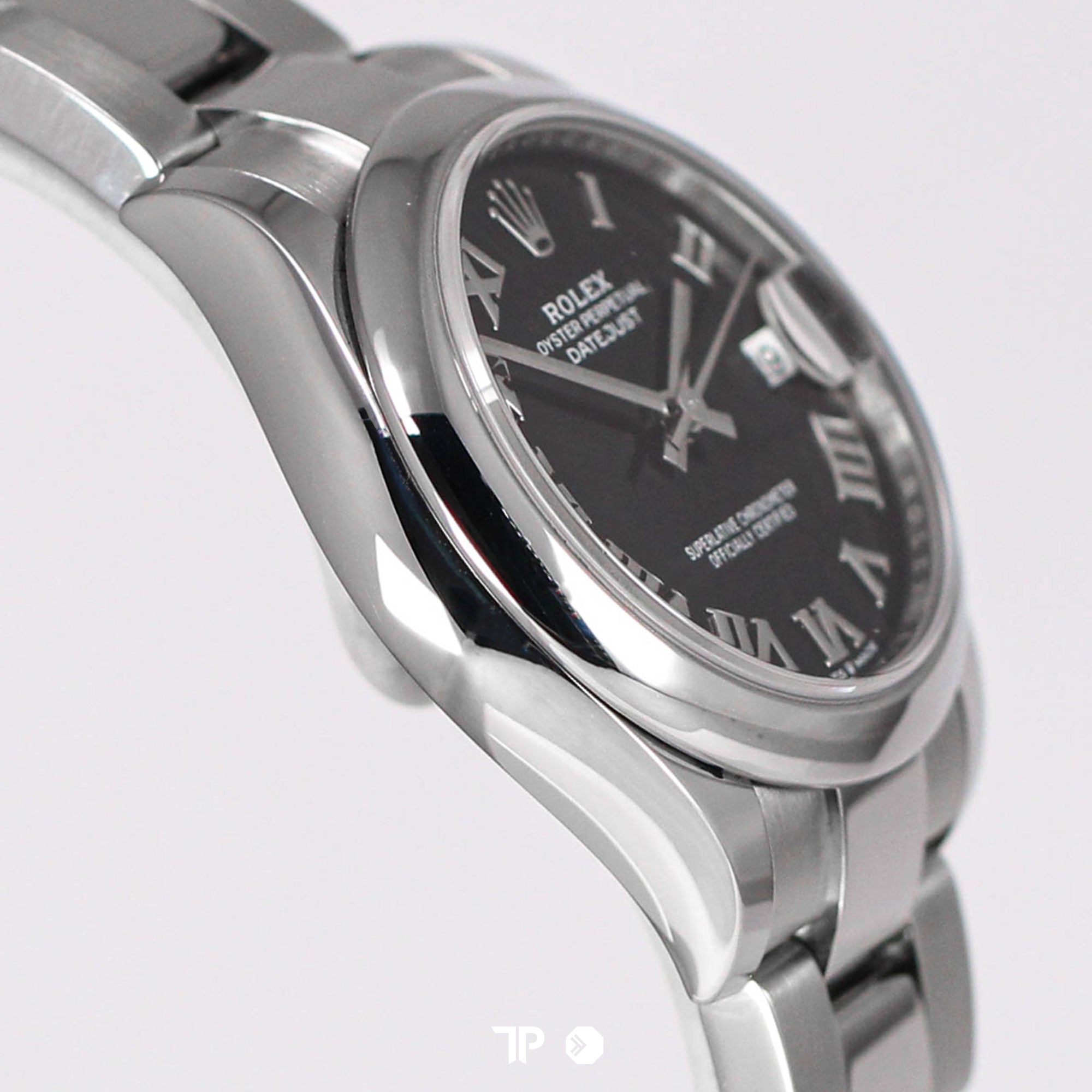 Datejust 31 Black Roman Dial Domed Bezel Oyster Bracelet (2022)