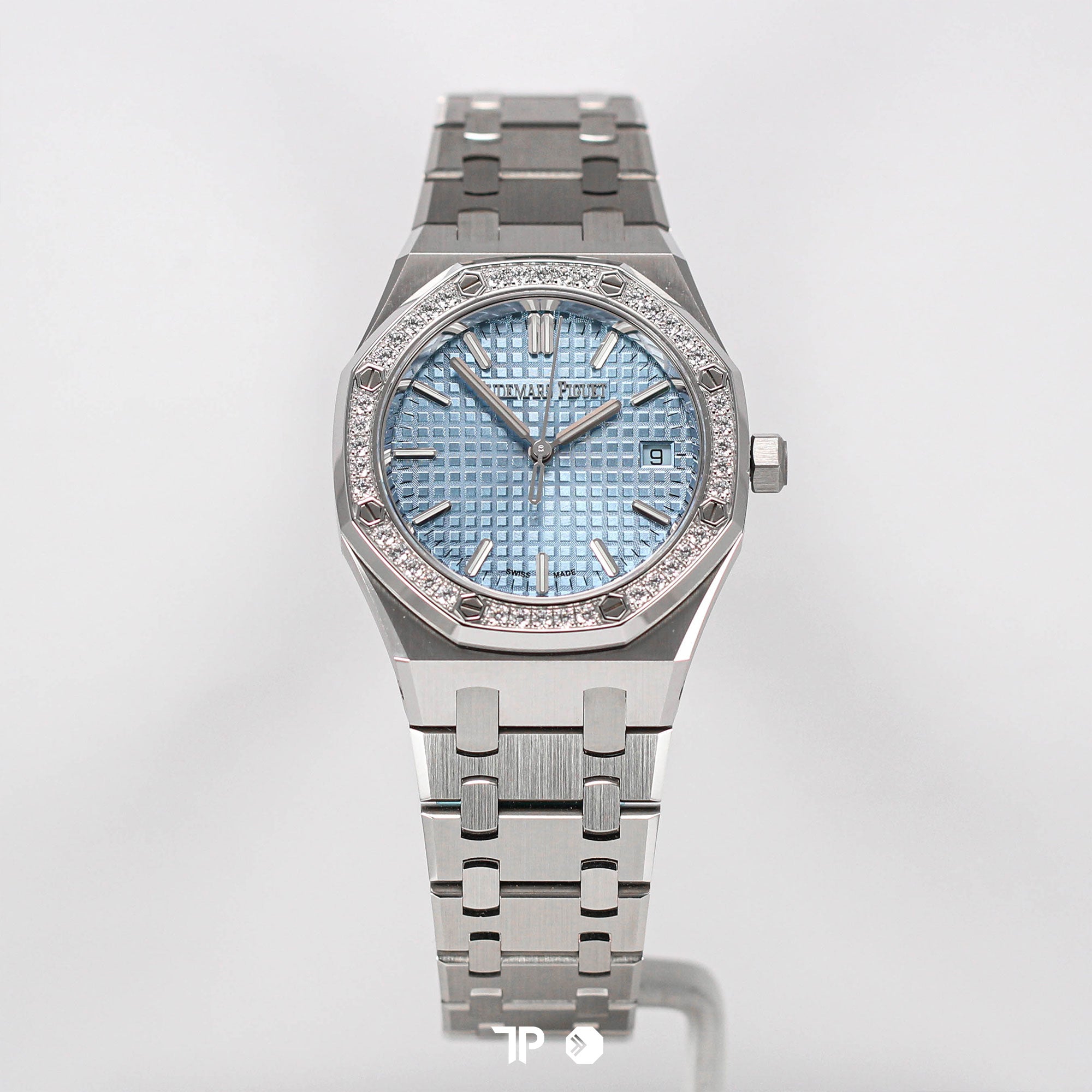 Royal Oak Lady 34mm Ice Blue Diamond Bezel (NEW 2023)
