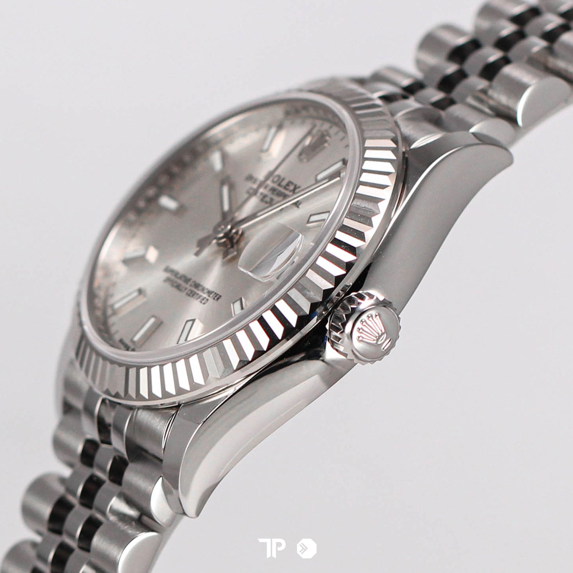 Datejust 31 Silver Index Dial White Gold Fluted Bezel Jubilee (2017)