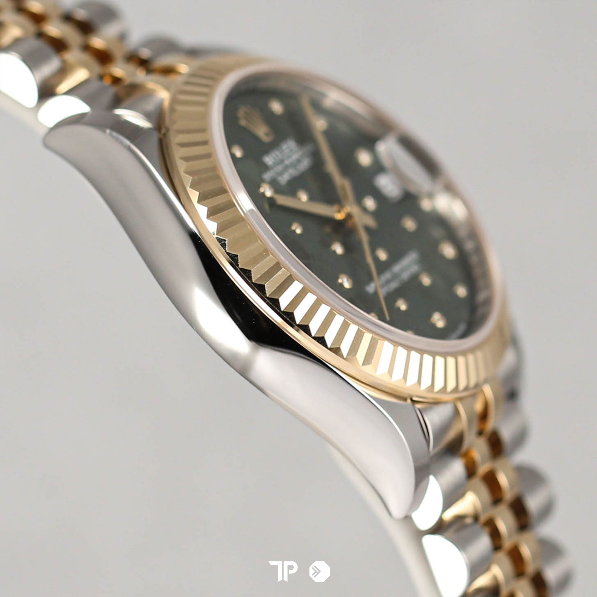 Datejust 31 Green Floral Diamond Two Tone Yellow Gold (NEW 2023)