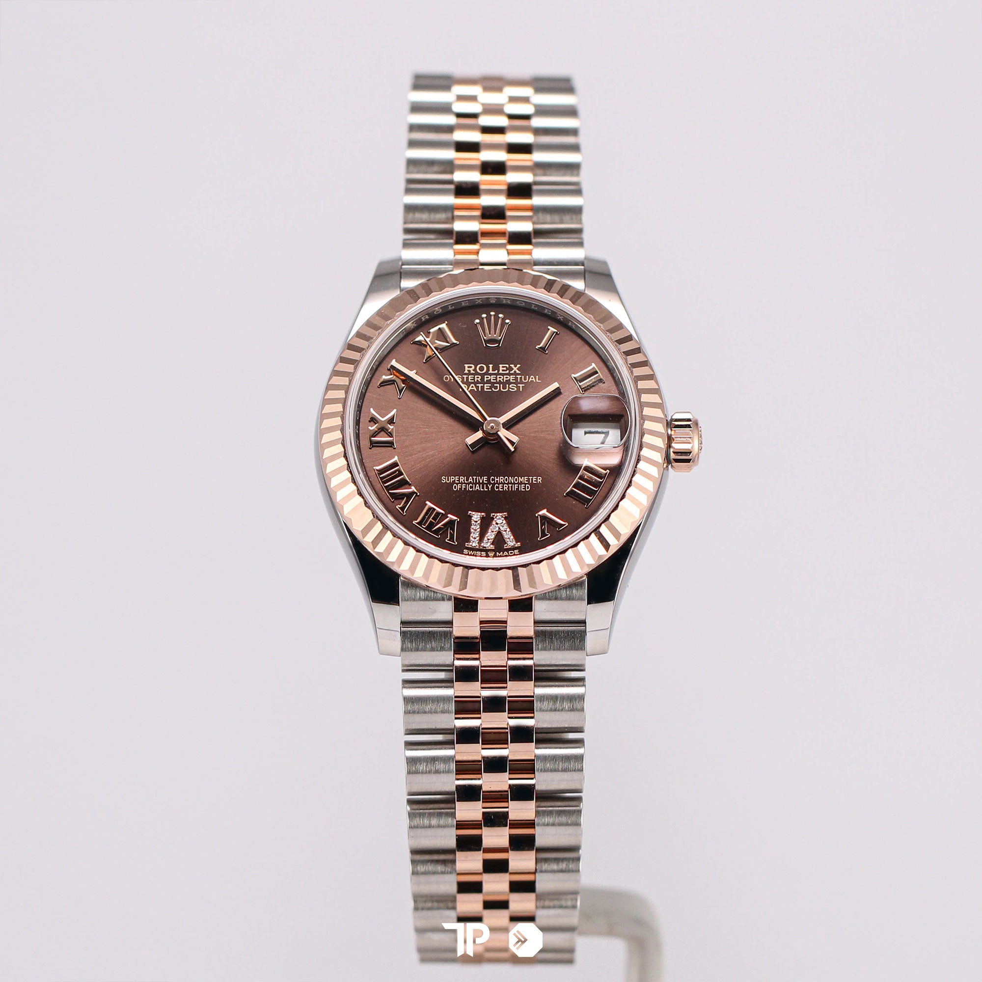 Datejust 31 Choco Diamond VI Two Tone Rose Gold (New 2023)