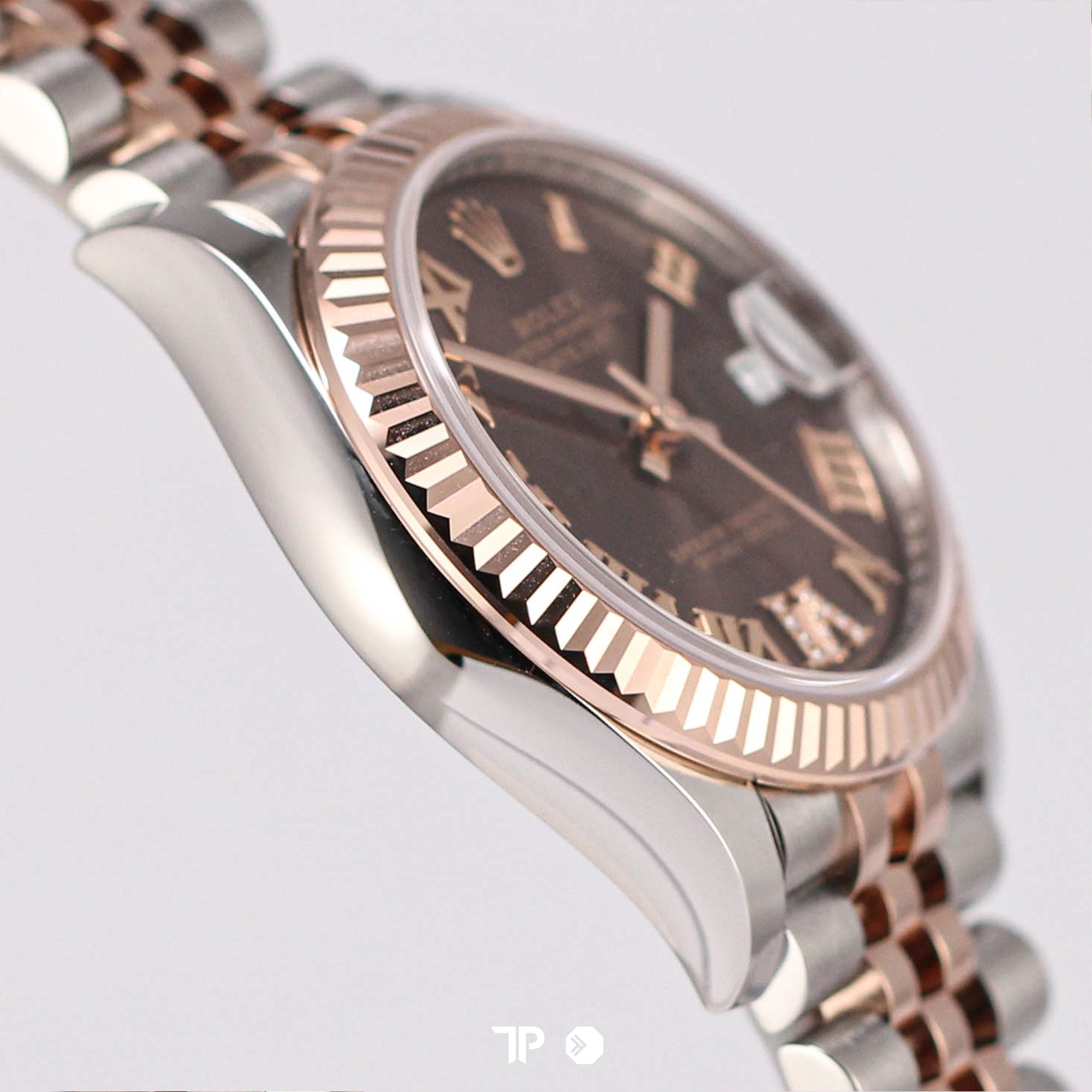 Datejust 31 Choco Diamond VI Two Tone Rose Gold (New 2023)