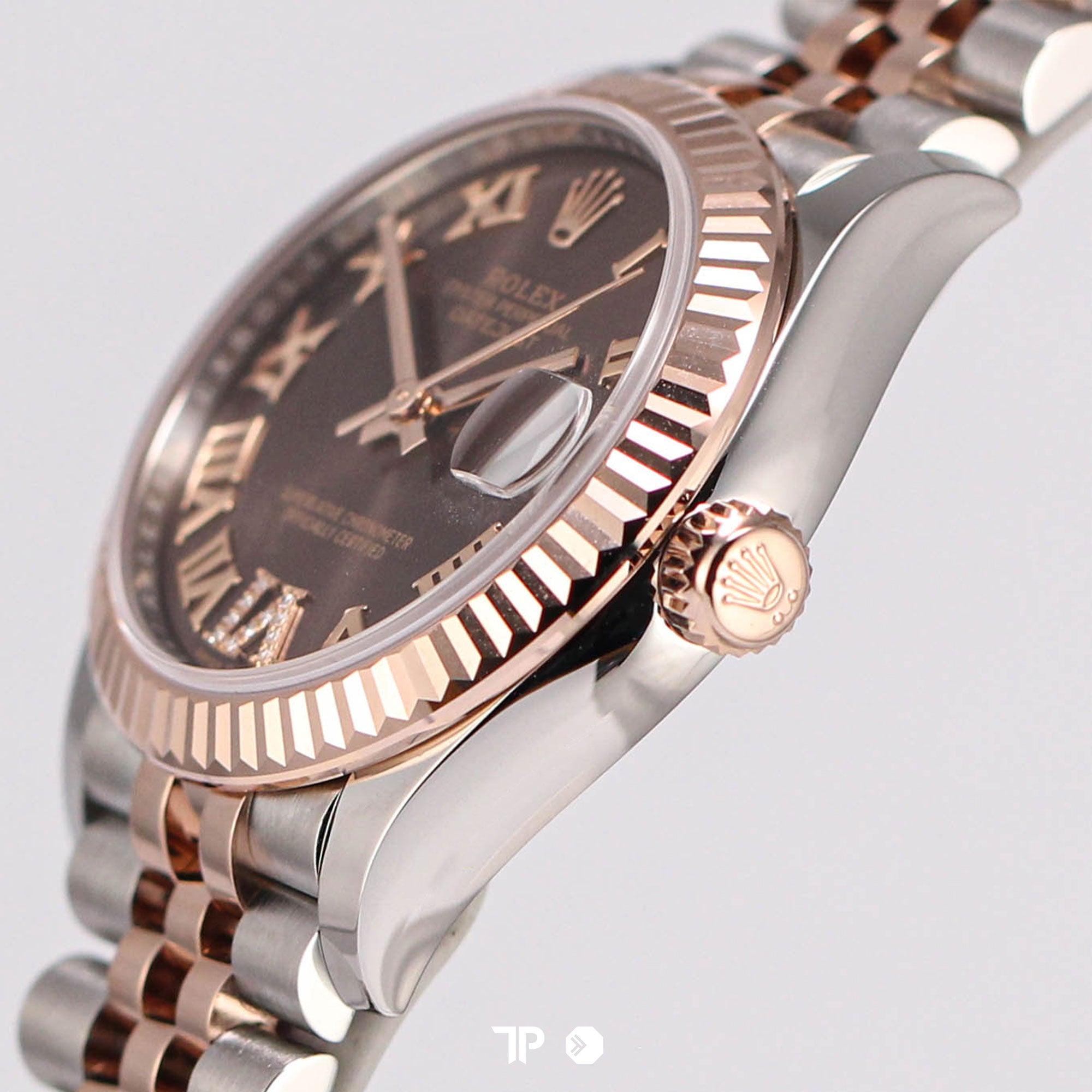 Datejust 31 Choco Diamond VI Two Tone Rose Gold (New 2023)