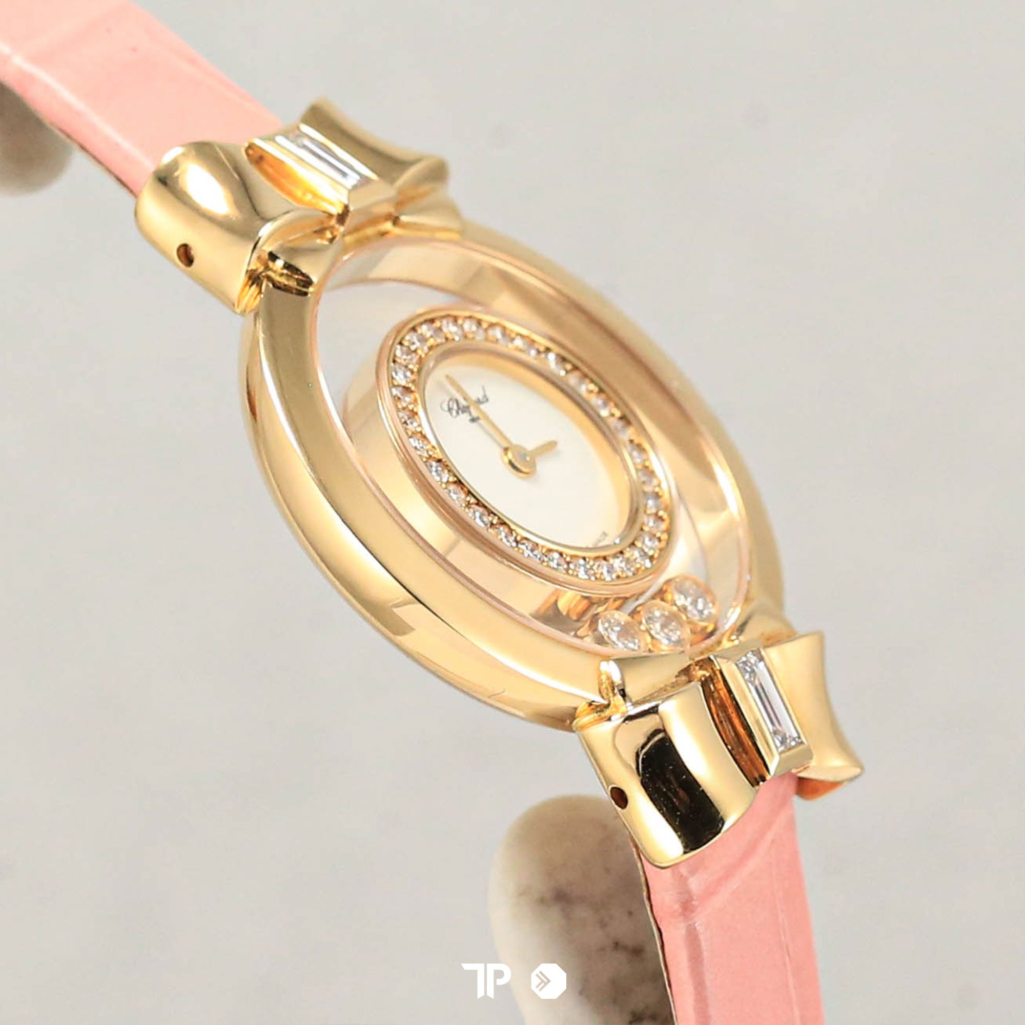 Happy Diamonds Yellow gold 24mm