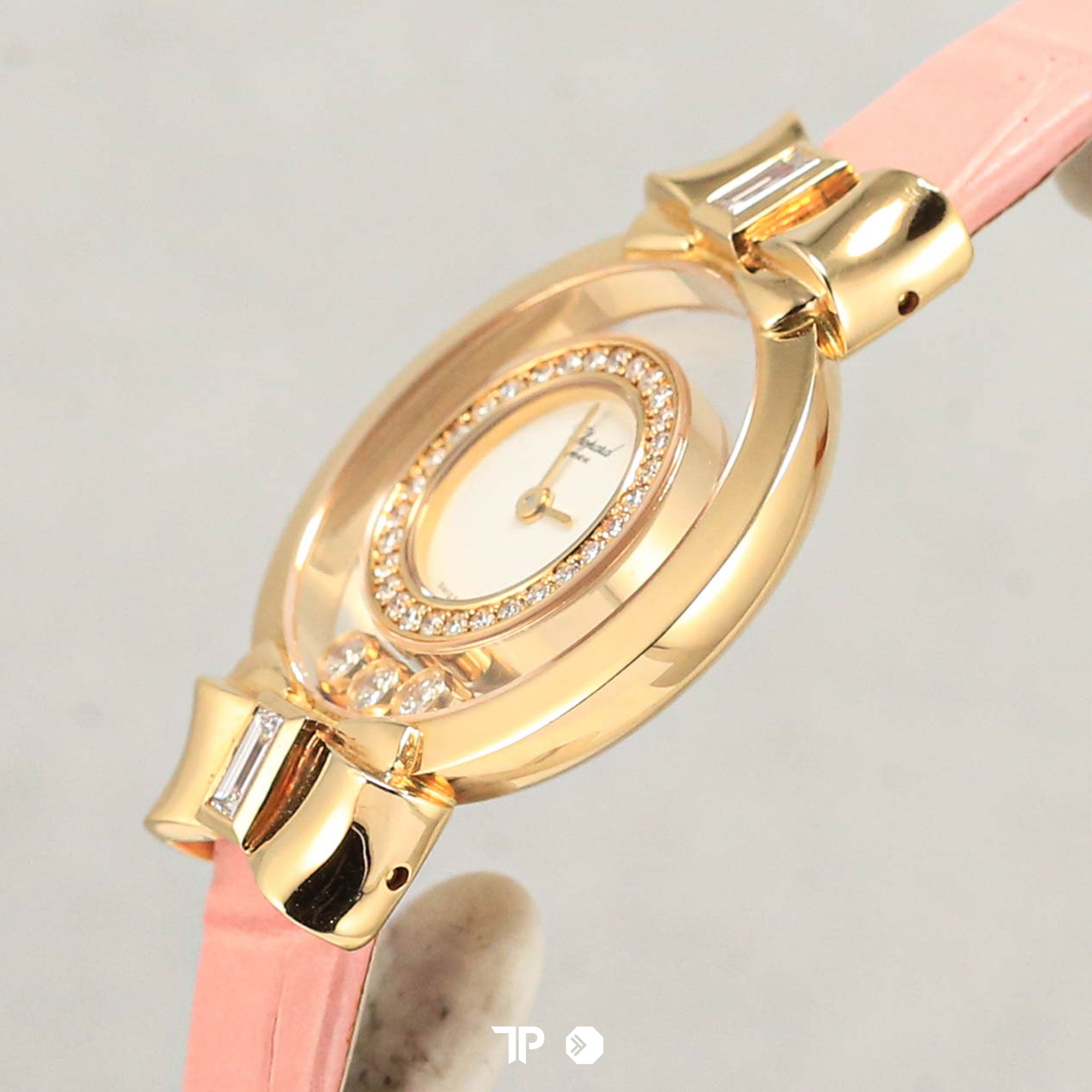 Happy Diamonds Yellow gold 24mm