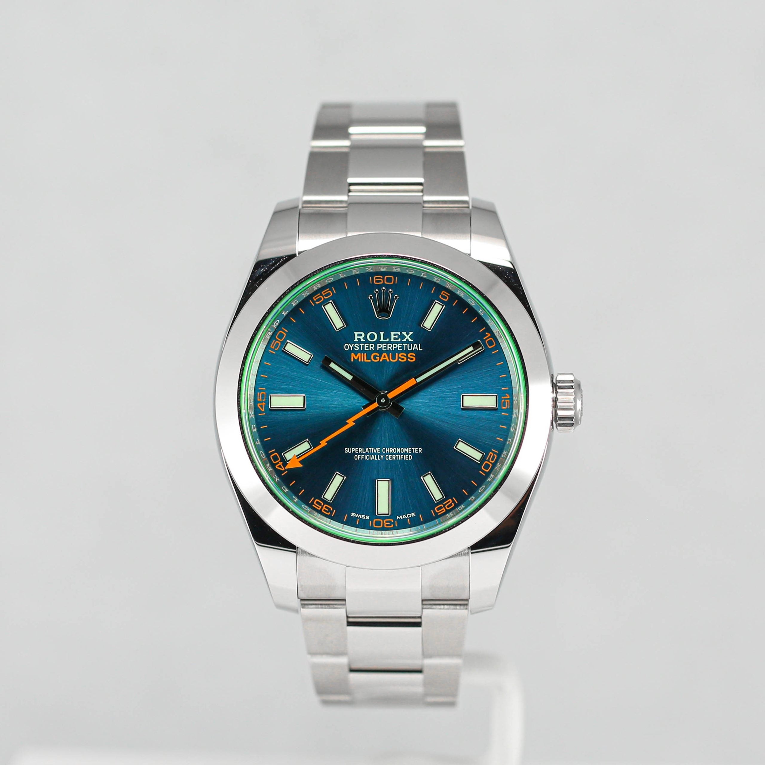 Milgauss Green Sapphire Blue Dial (2023)