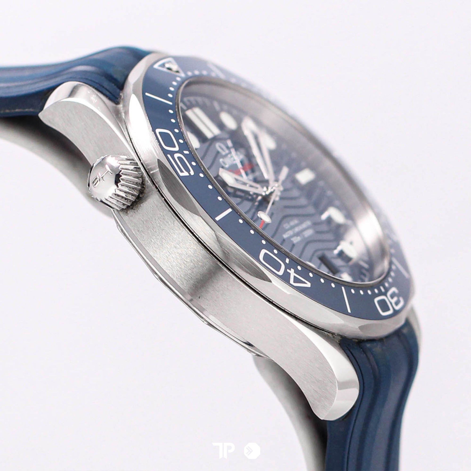 Seamaster Diver Blue Wave Dial Rubber Strap (2021)