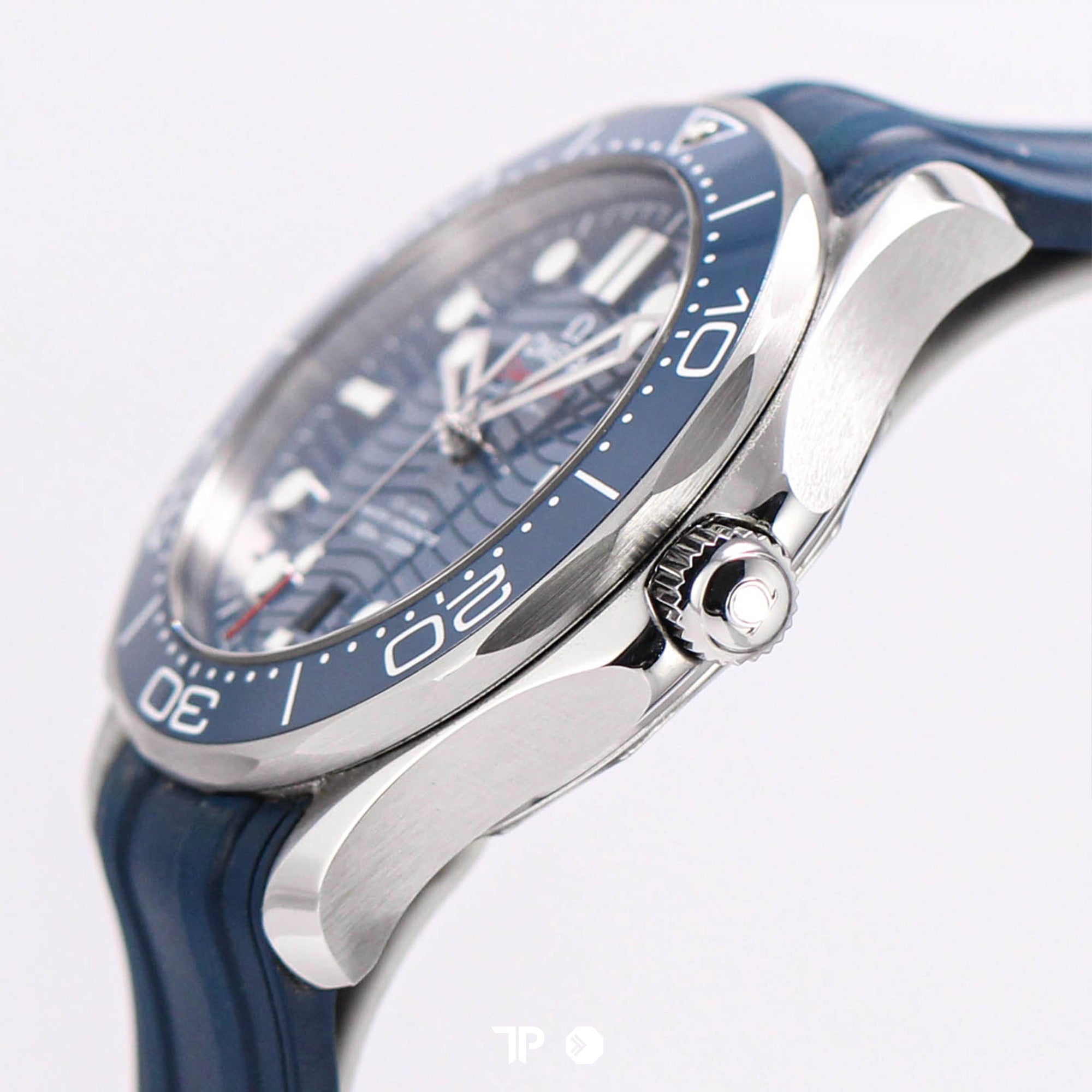 Seamaster Diver Blue Wave Dial Rubber Strap (2021)