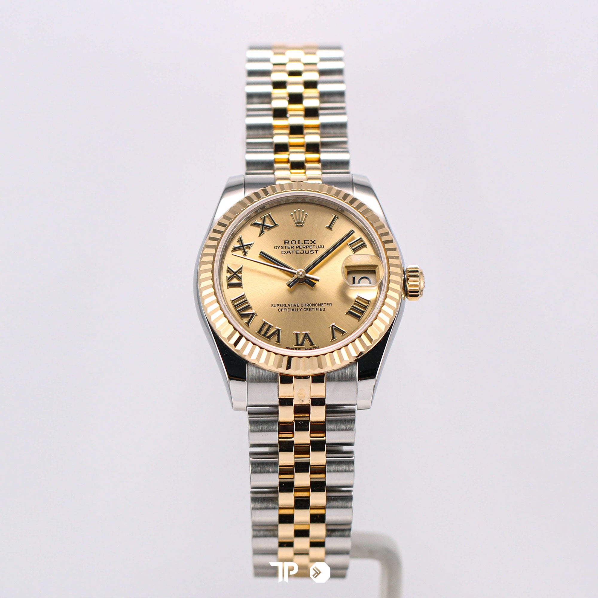 Datejust 31 Champagne Dial Two Tone Yellow Gold Jubilee (2018)