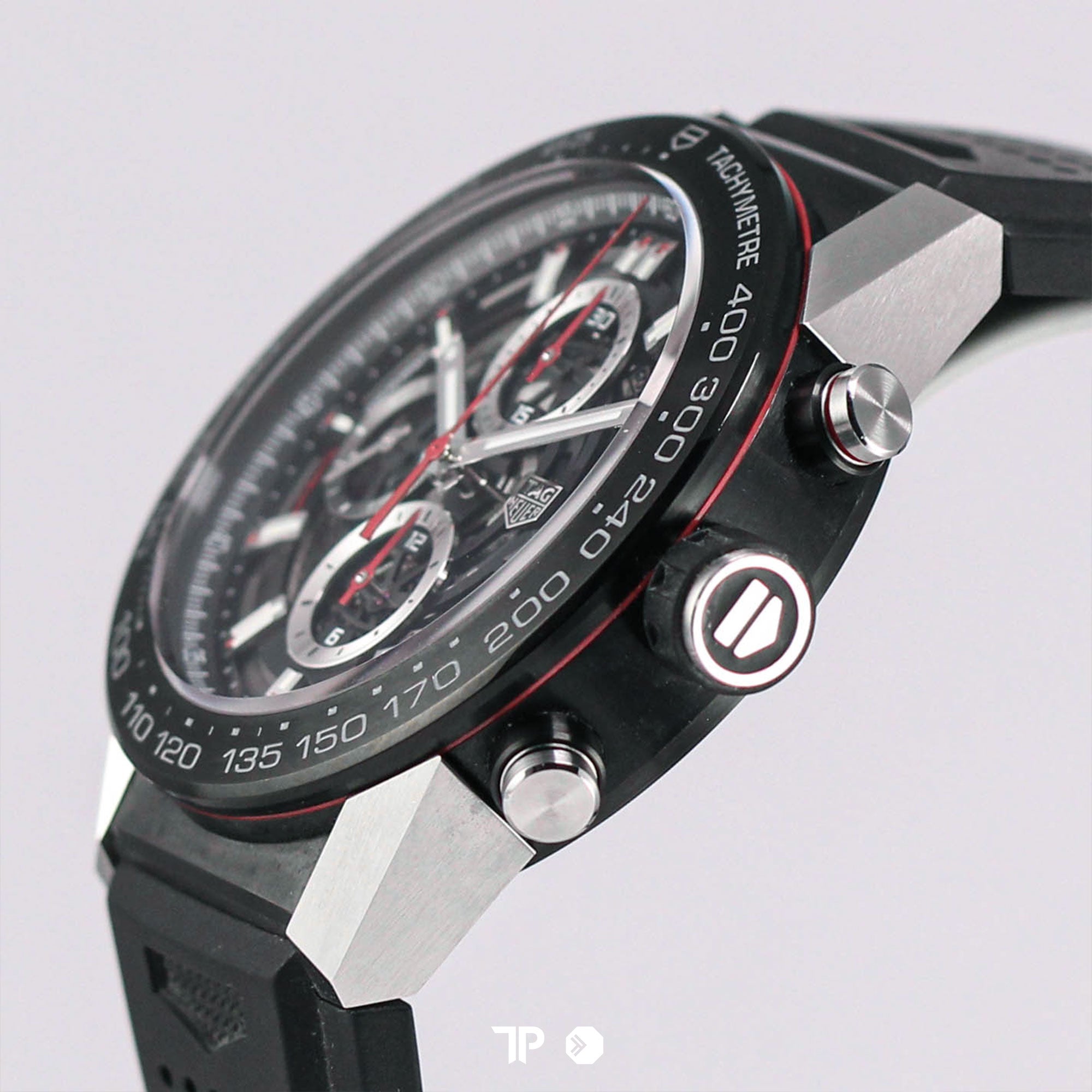 Carrera Heuer 01 Skeleton Dial Ceramic Bezel 45mm