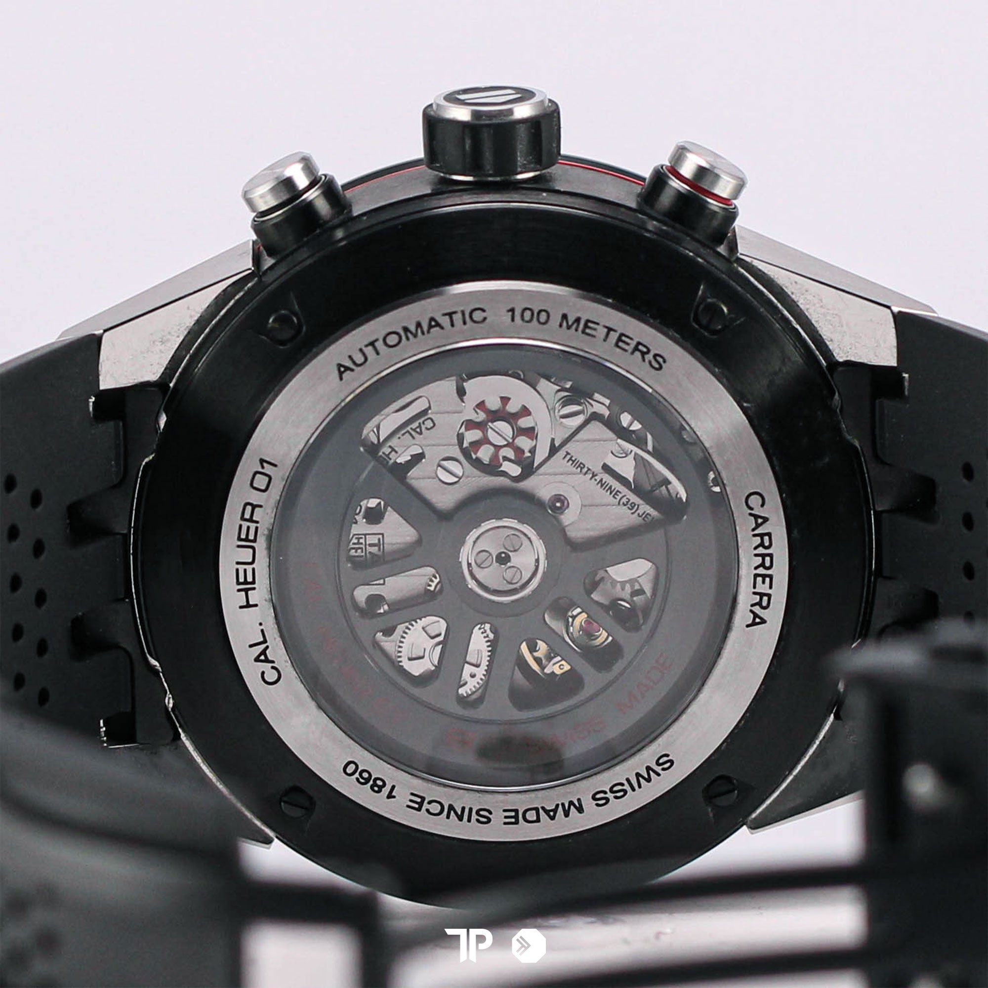 Carrera Heuer 01 Skeleton Dial Ceramic Bezel 45mm