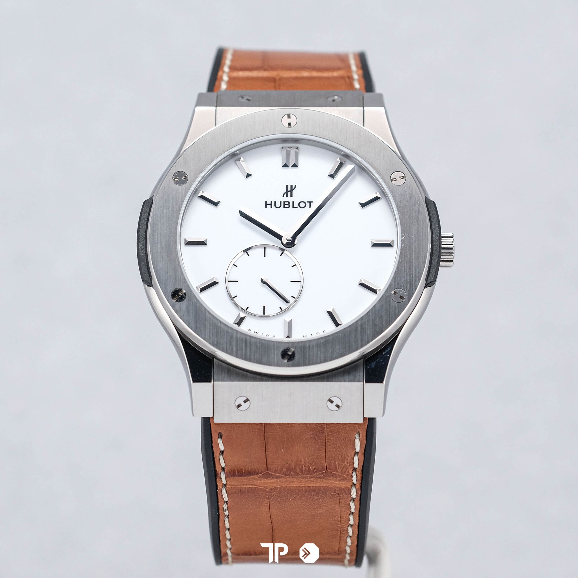 Classic Fusion White Dial 45mm Ultra Thin Titanium Case (Undated)