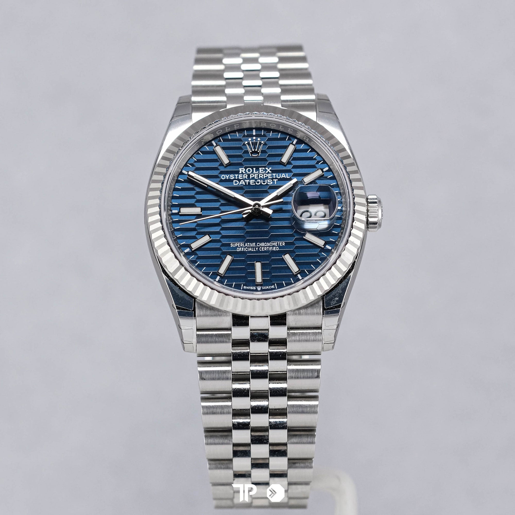 Datejust 36 Blue Fluted Dial Jubilee Bracelet (2022)