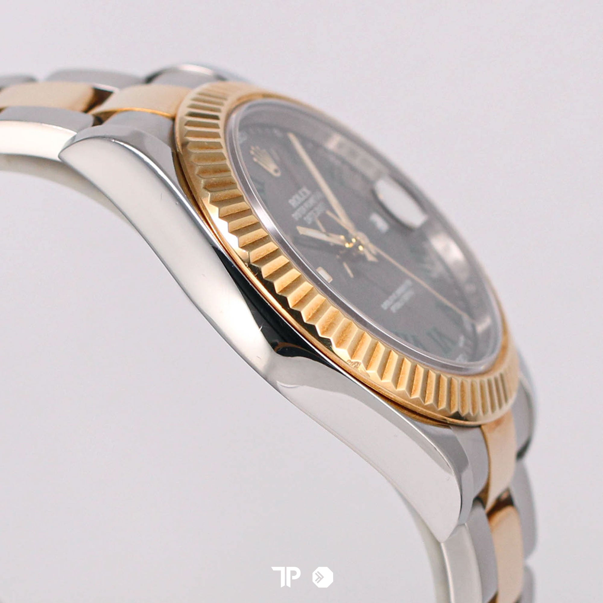 Datejust II 41mm Two Tone Yellow Gold Wimbledon Oyster Bracelet (2014)