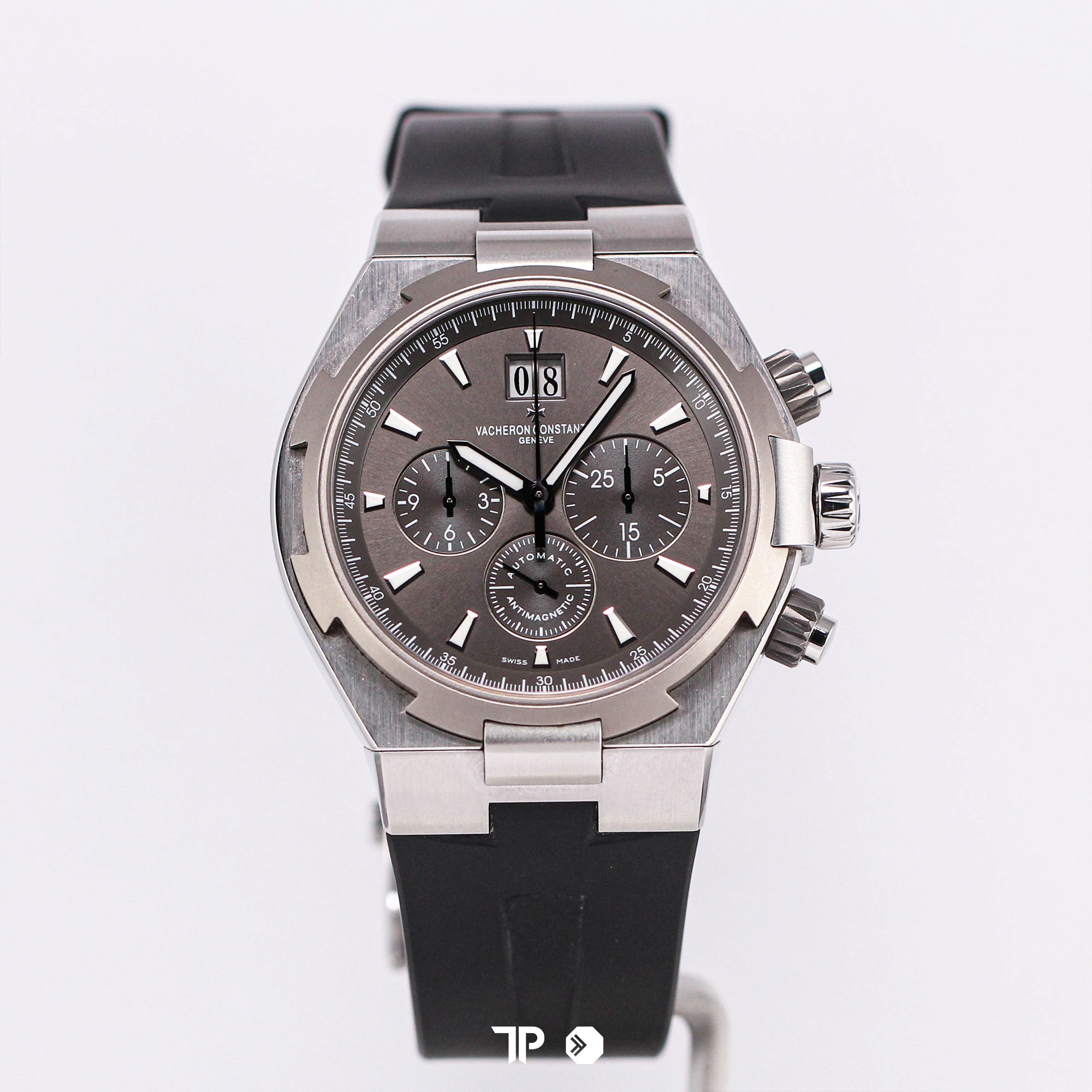 Overseas Chronograph Grey Dial Titanium Bezel 42mm