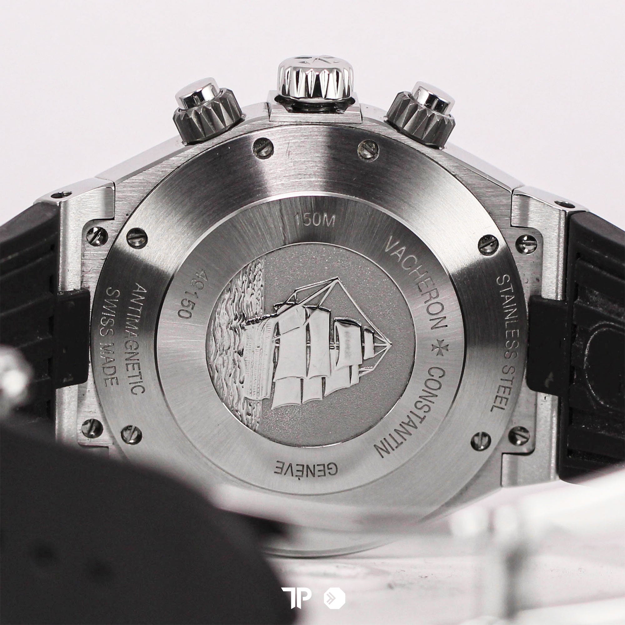 Overseas Chronograph Grey Dial Titanium Bezel 42mm