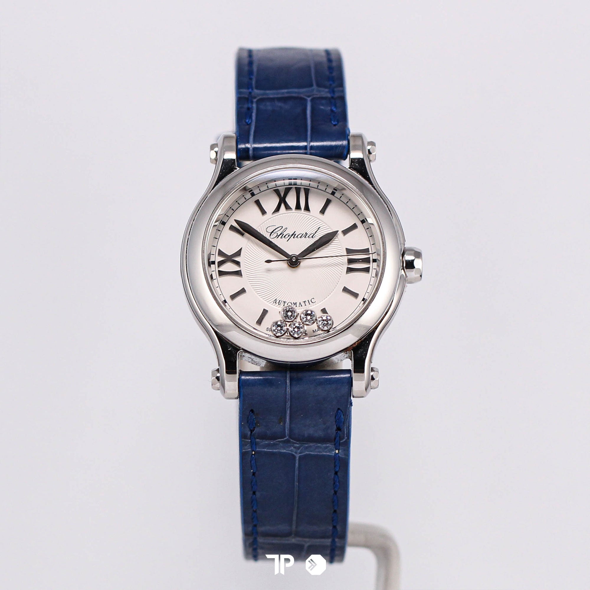 Happy Sport Automatic Blue Leather 33mm