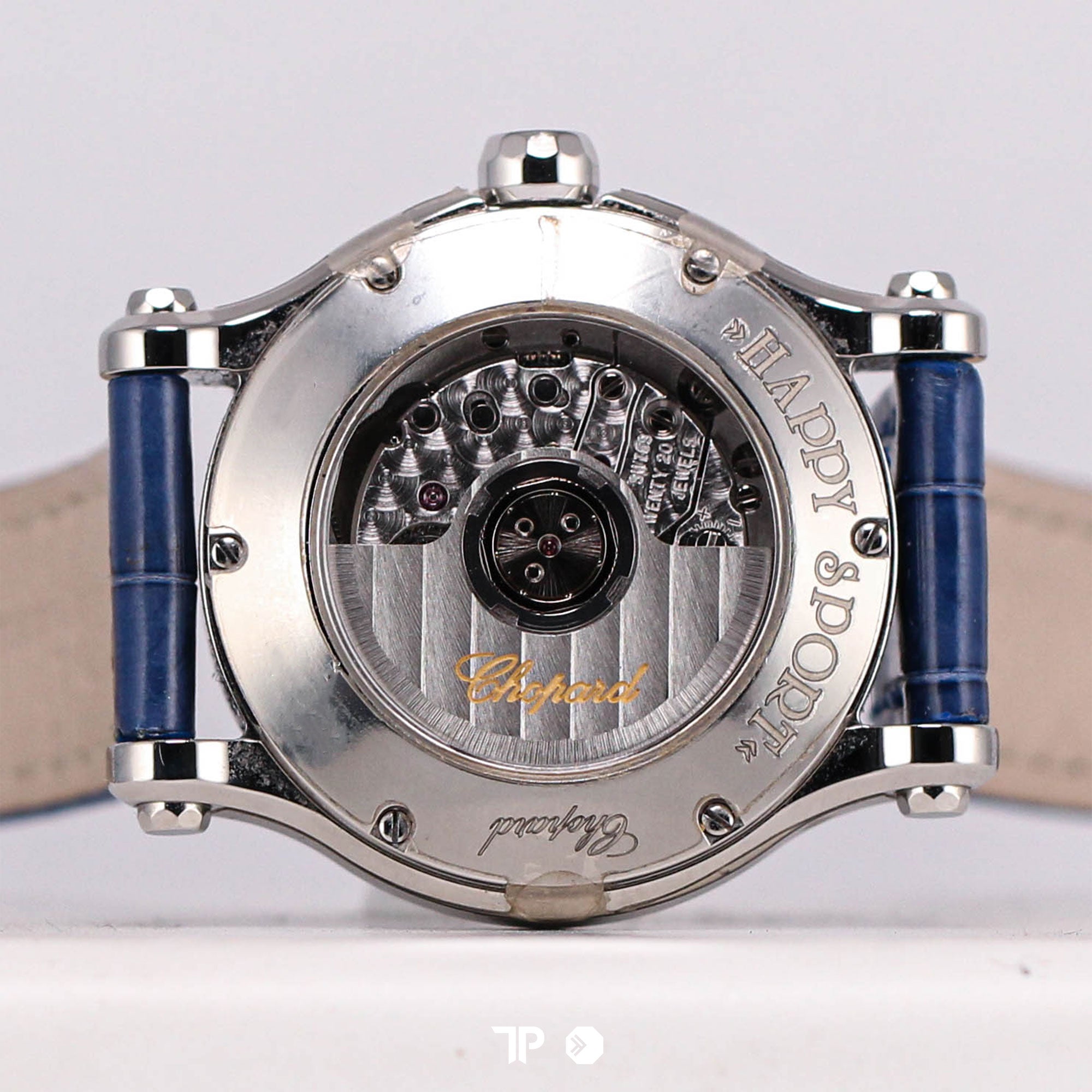 Happy Sport Automatic Blue Leather 33mm