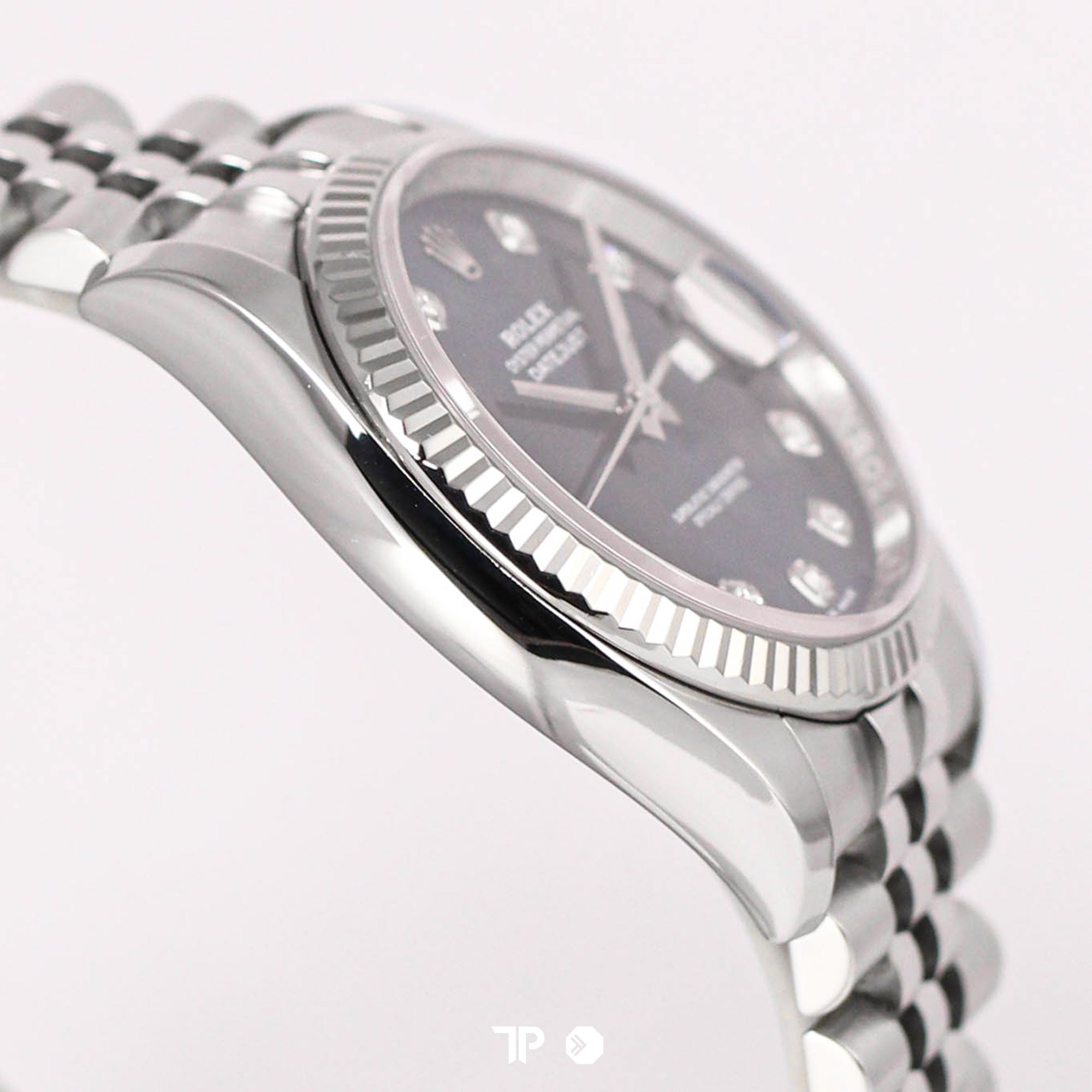 Datejust 36 Blue Diamond White Gold Fluted Bezel Jubilee Bracelet (2019)