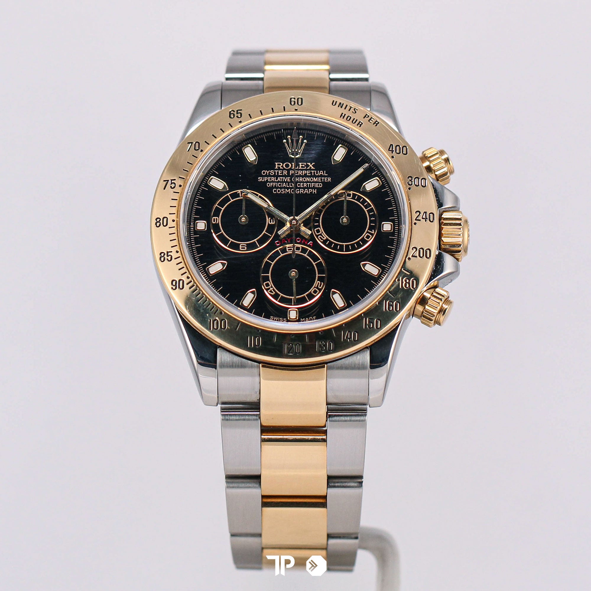 Daytona Black Two Tone Yellow Gold (2004)