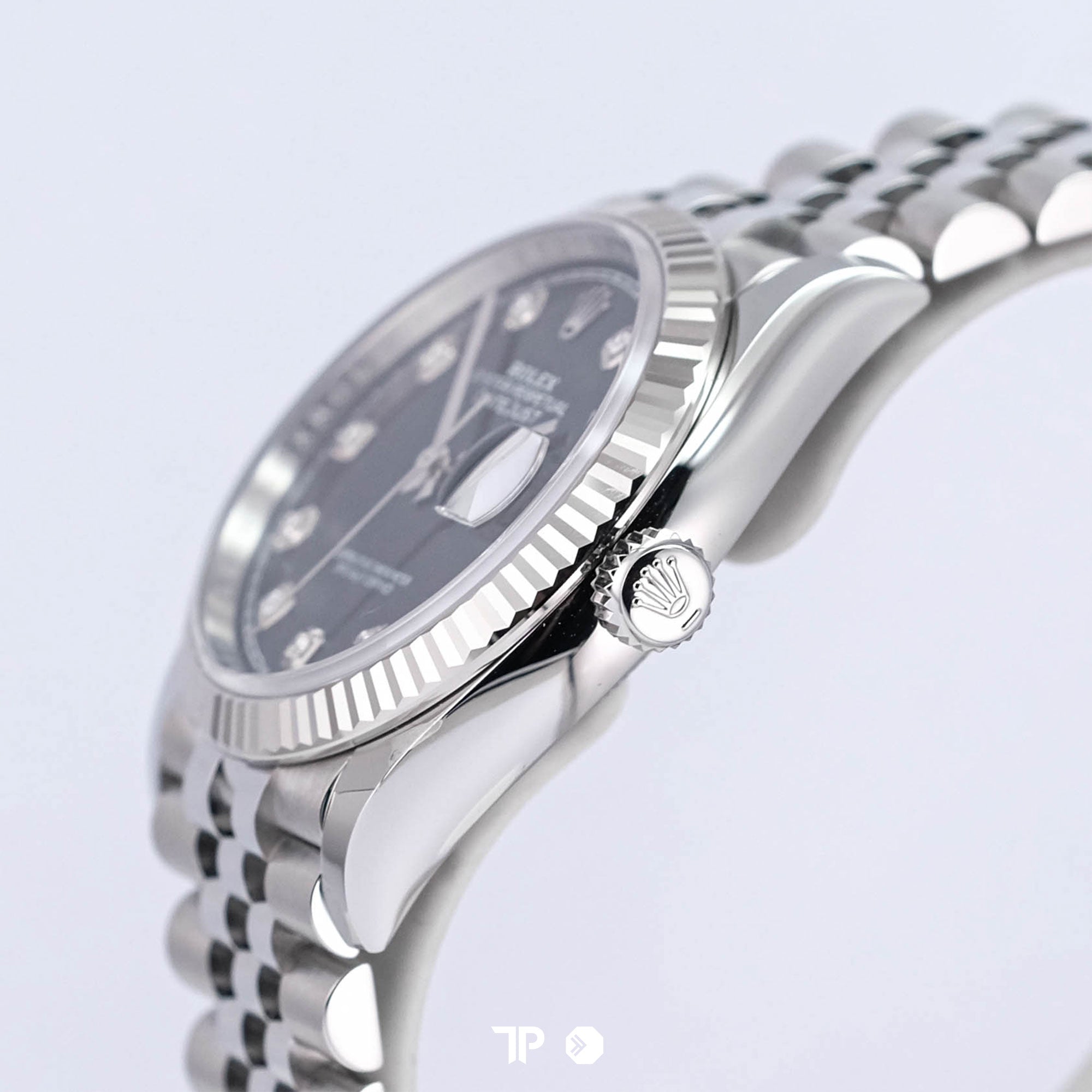 Datejust 36 Black Dial Diamond Index Jubilee Bracelet (NEW 2024)