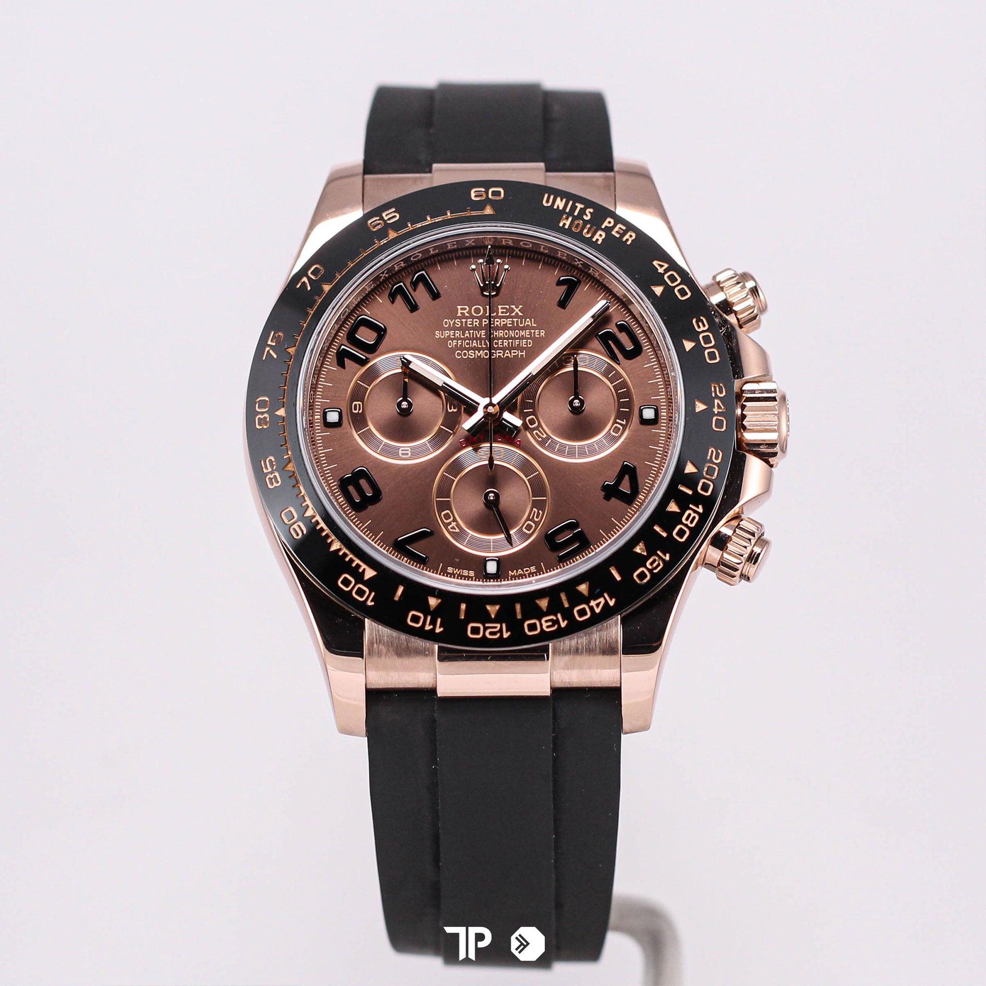Daytona Chocolate Rose Gold Oysterflex Arabic Dial (2019)
