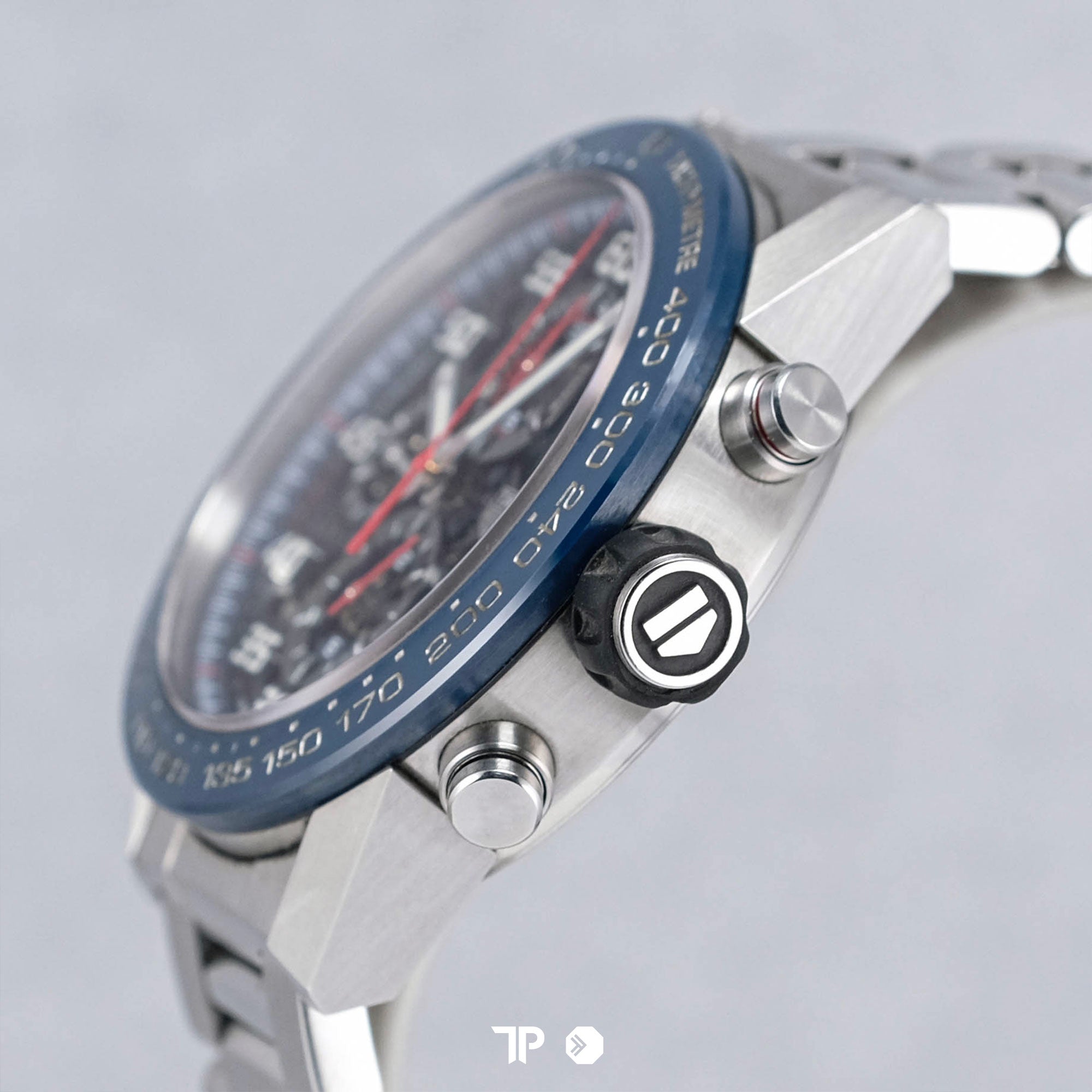 Carrera 01 Skeleton Red Bull Blue 45mm (2017)