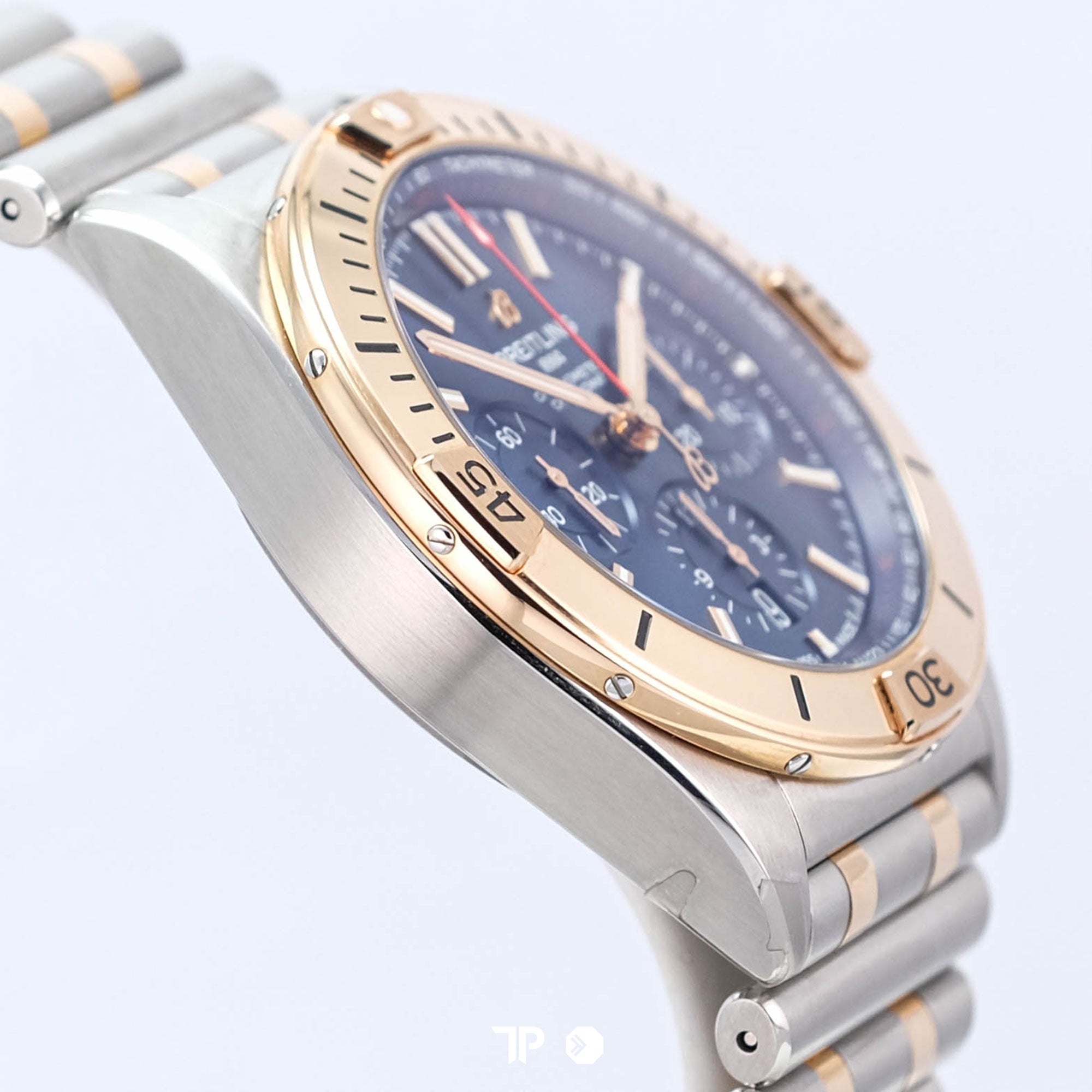 Chronomat B01 Blue Dial Two Tone Rose Gold 42mm (NEW 2024)