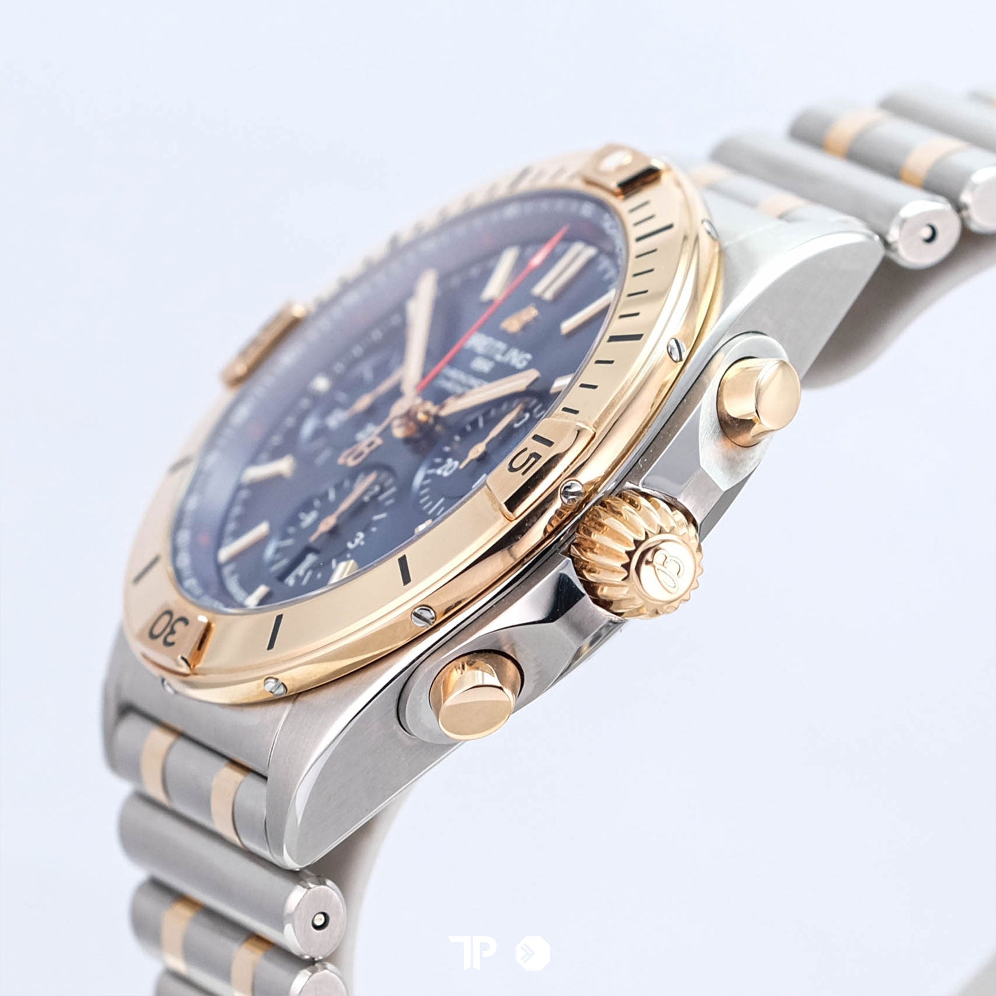 Chronomat B01 Blue Dial Two Tone Rose Gold 42mm (NEW 2024)