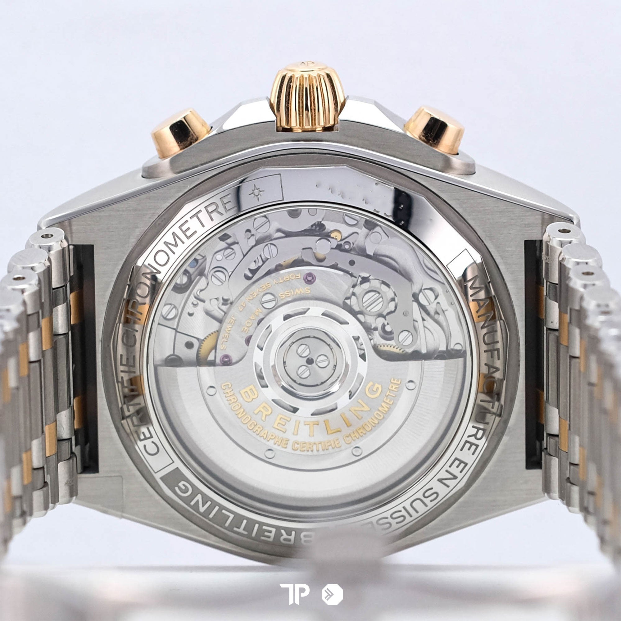 Chronomat B01 Blue Dial Two Tone Rose Gold 42mm (NEW 2024)