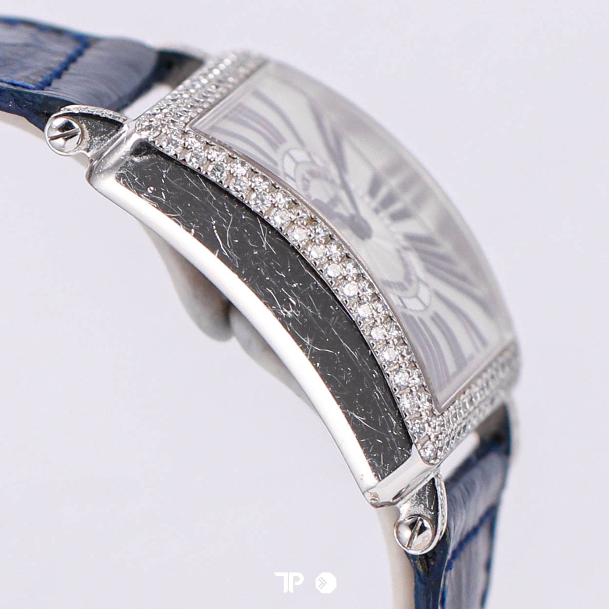 Master Square Silver Dial Diamond Bezel 41mm (UNDATED)
