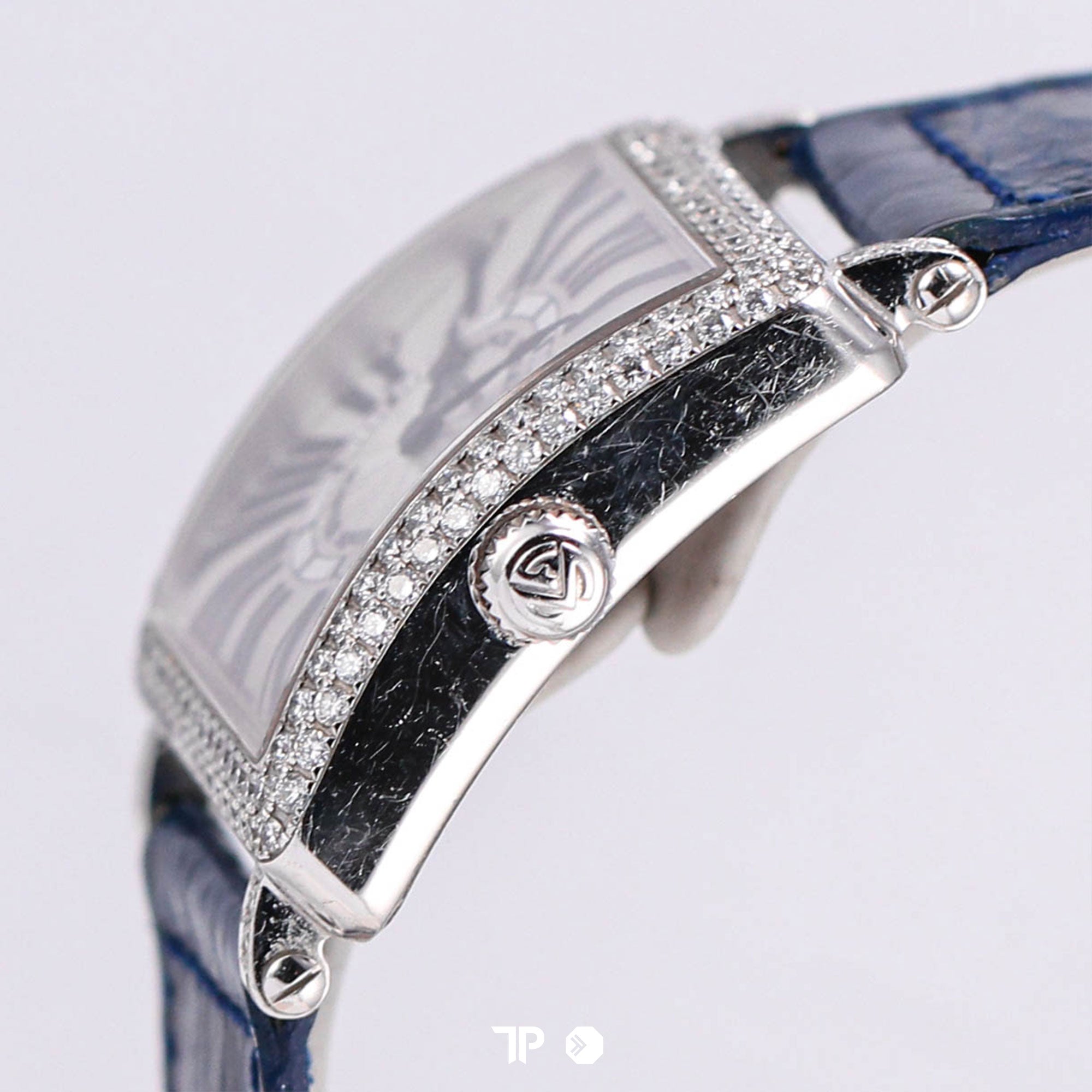 Master Square Silver Dial Diamond Bezel 41mm (UNDATED)