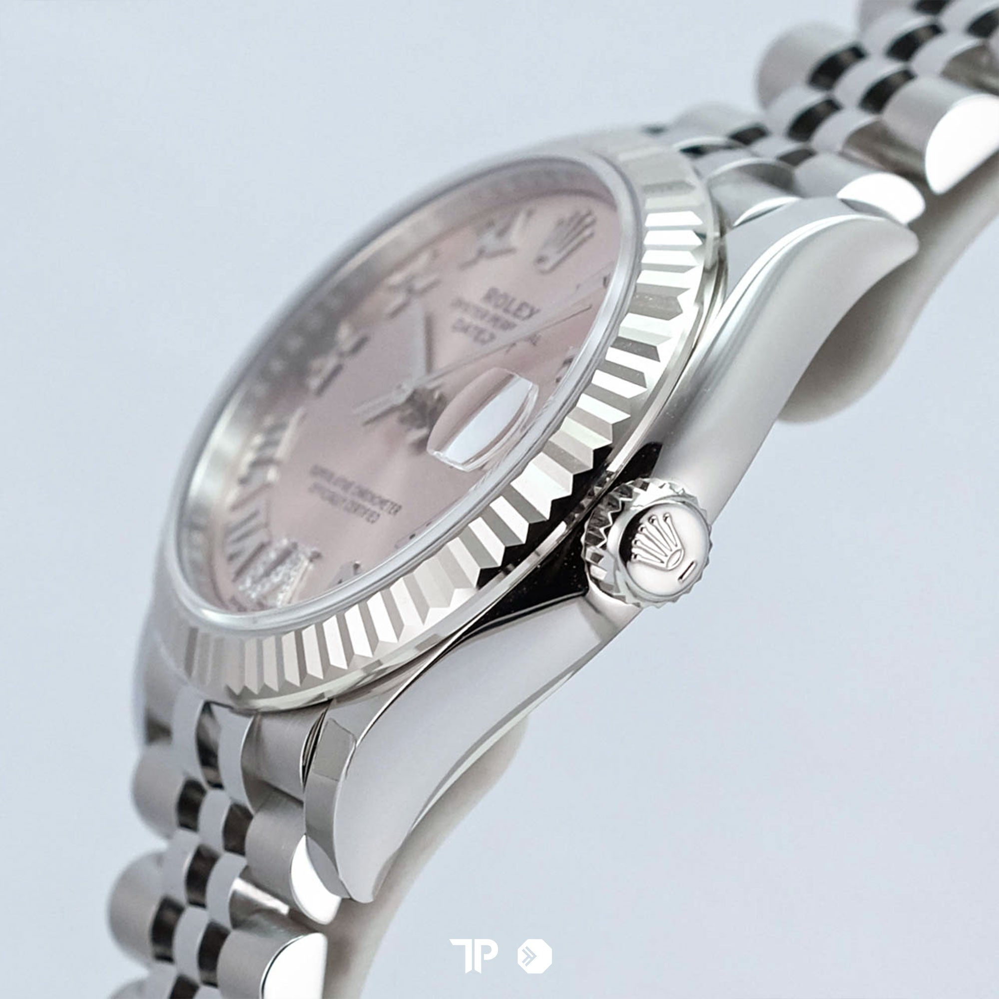 Datejust 31 Pink Diamond VI Jubilee Bracelet White Gold Fluted Bezel (NEW 2024)