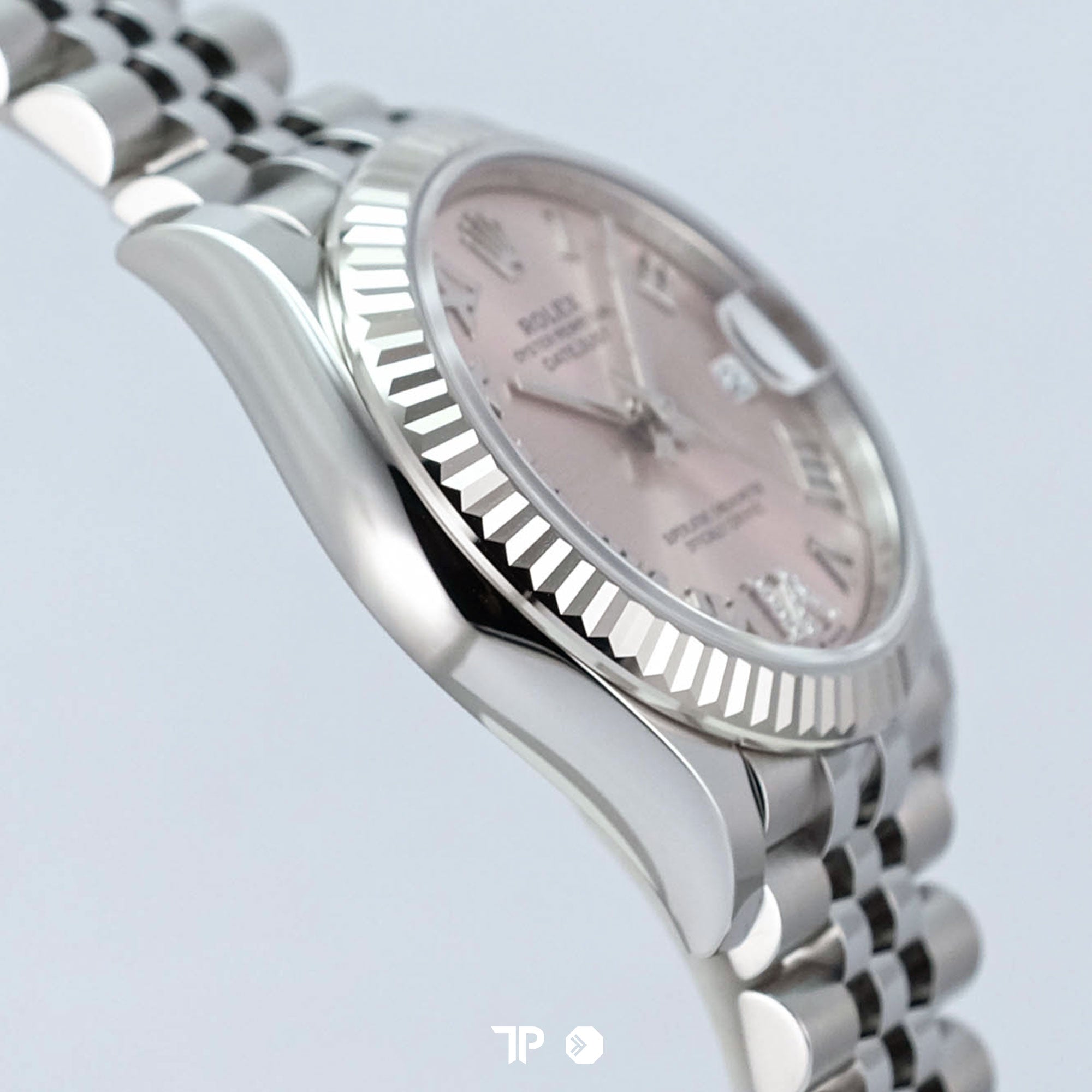 Datejust 31 Pink Diamond VI Jubilee Bracelet White Gold Fluted Bezel (NEW 2024)