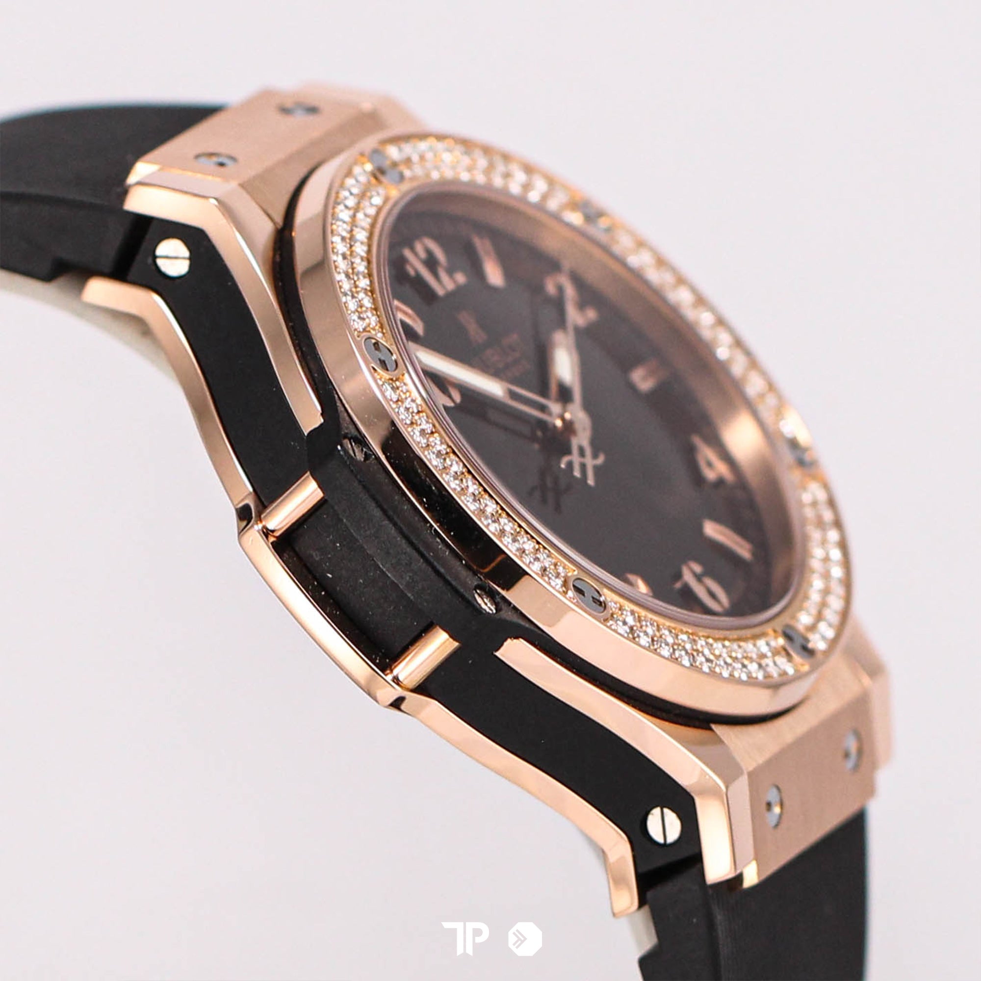 Big Bang 18kt Rose Gold Diamond Quartz 38 mm (2013)