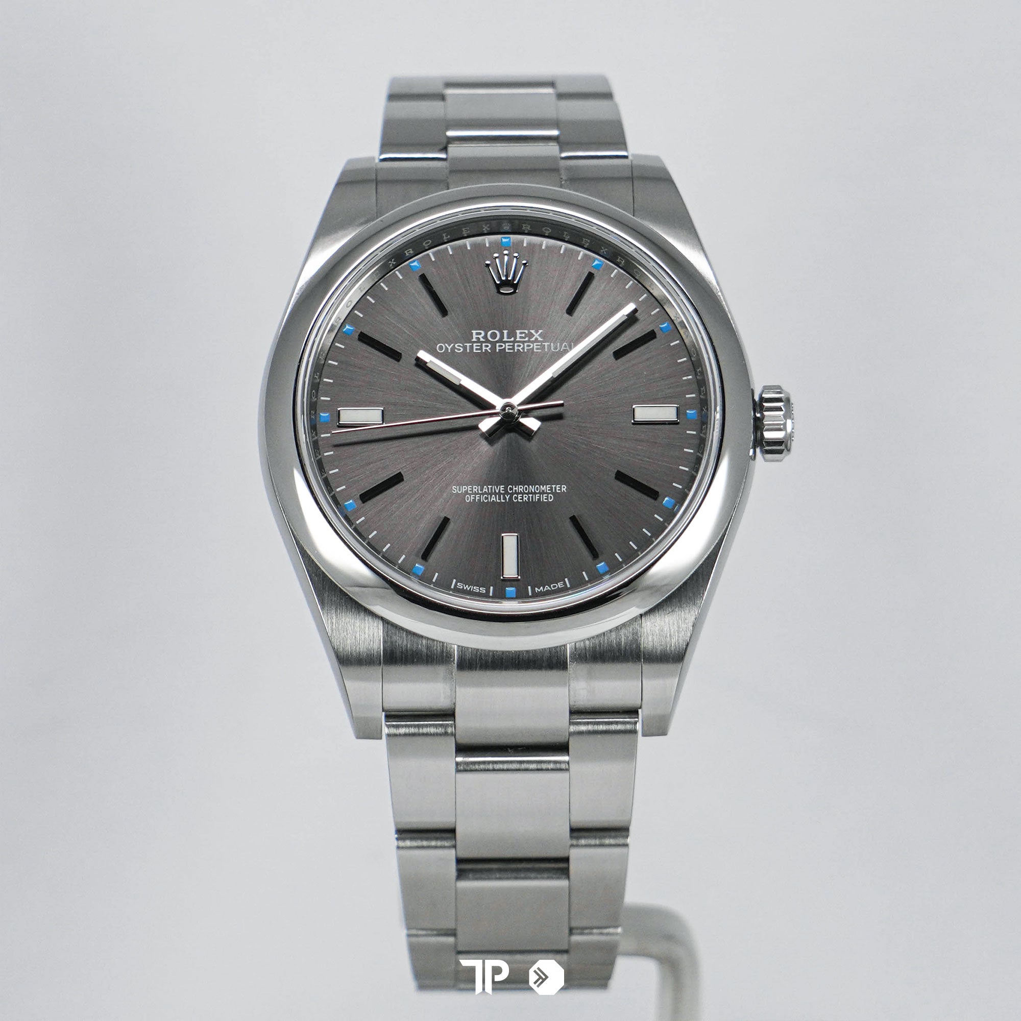 Oyster Perpetual Rhodium 39mm (2019)