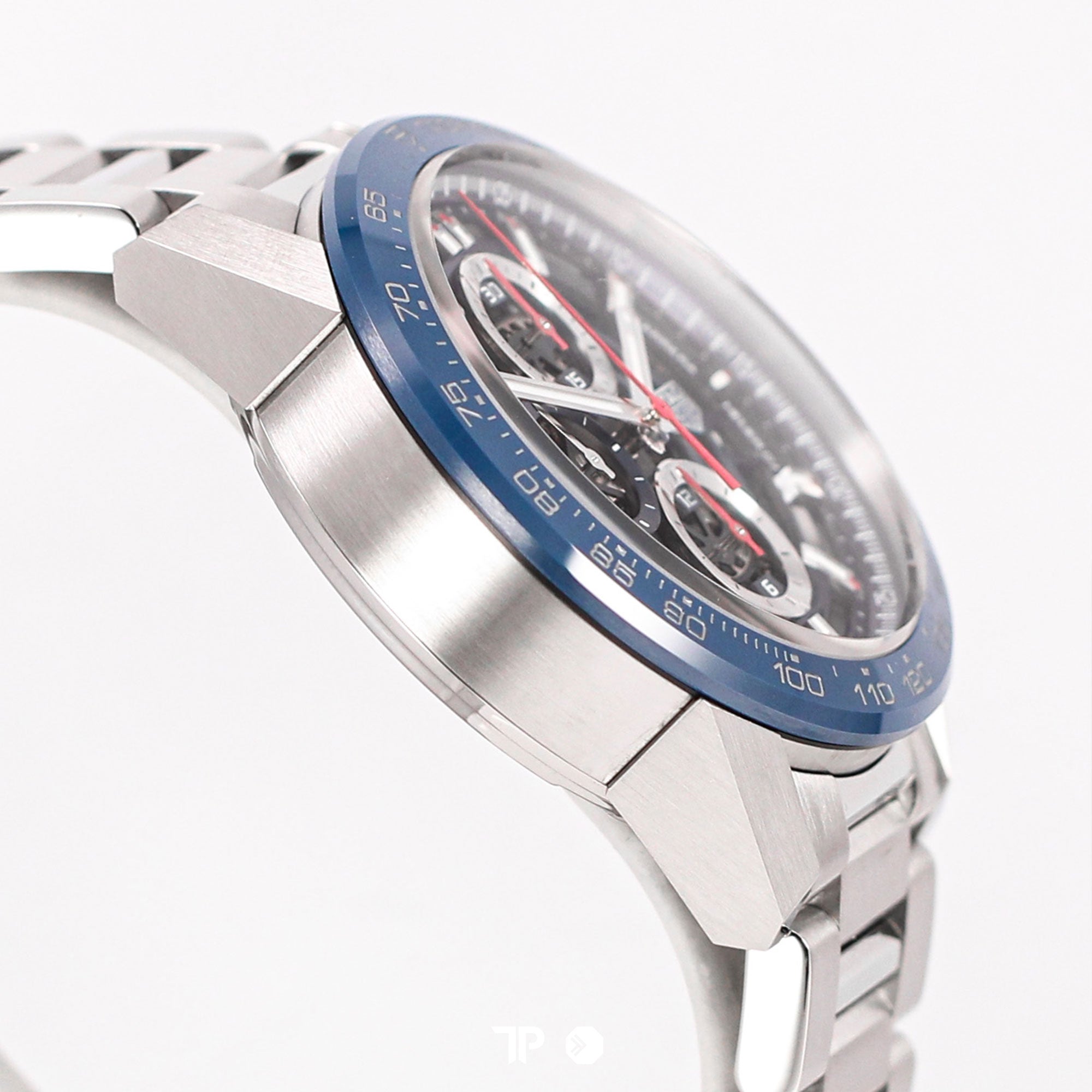 Carrera Heuer 01 Skeleton Blue Bezel Bracelet(2018)