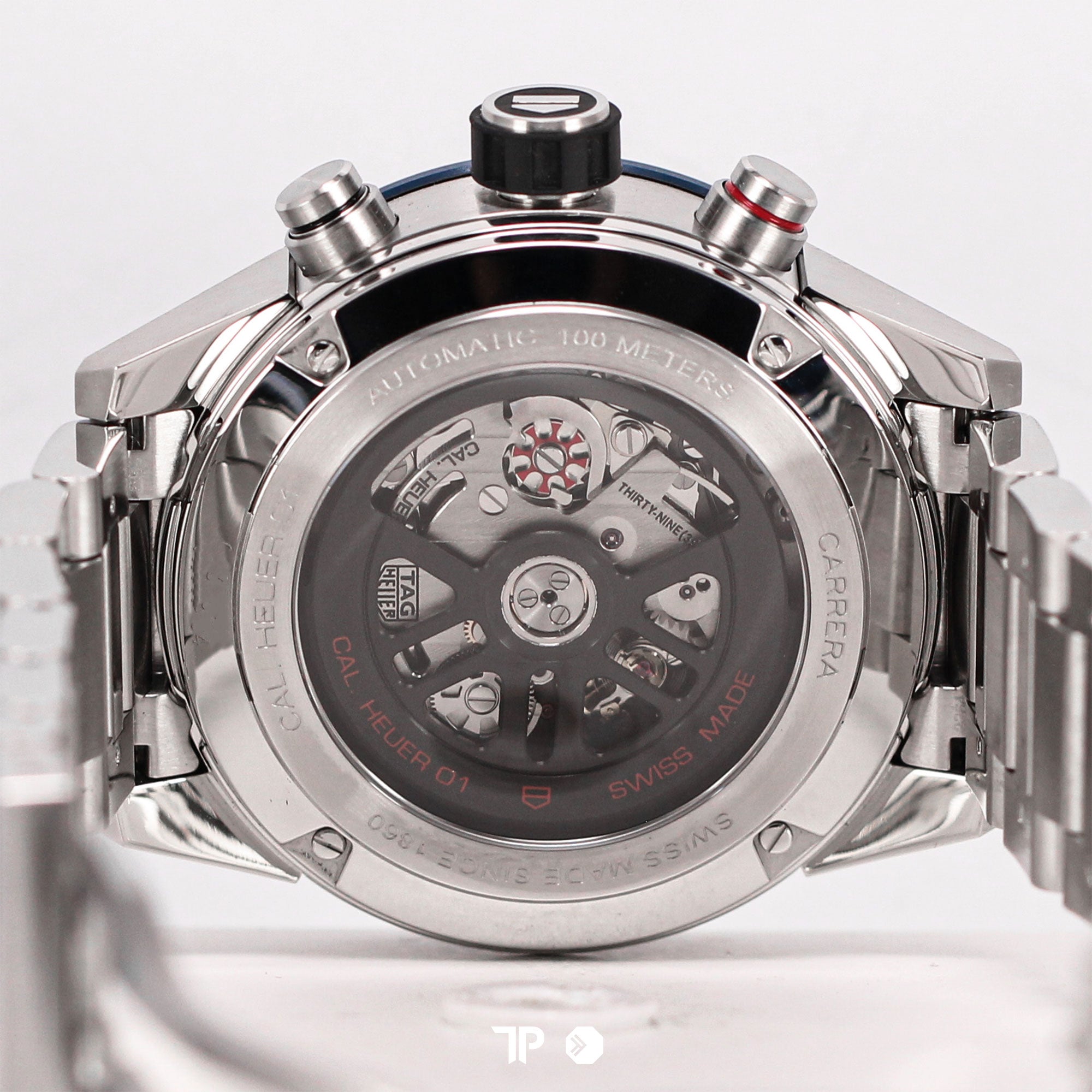 Carrera Heuer 01 Skeleton Blue Bezel Bracelet(2018)