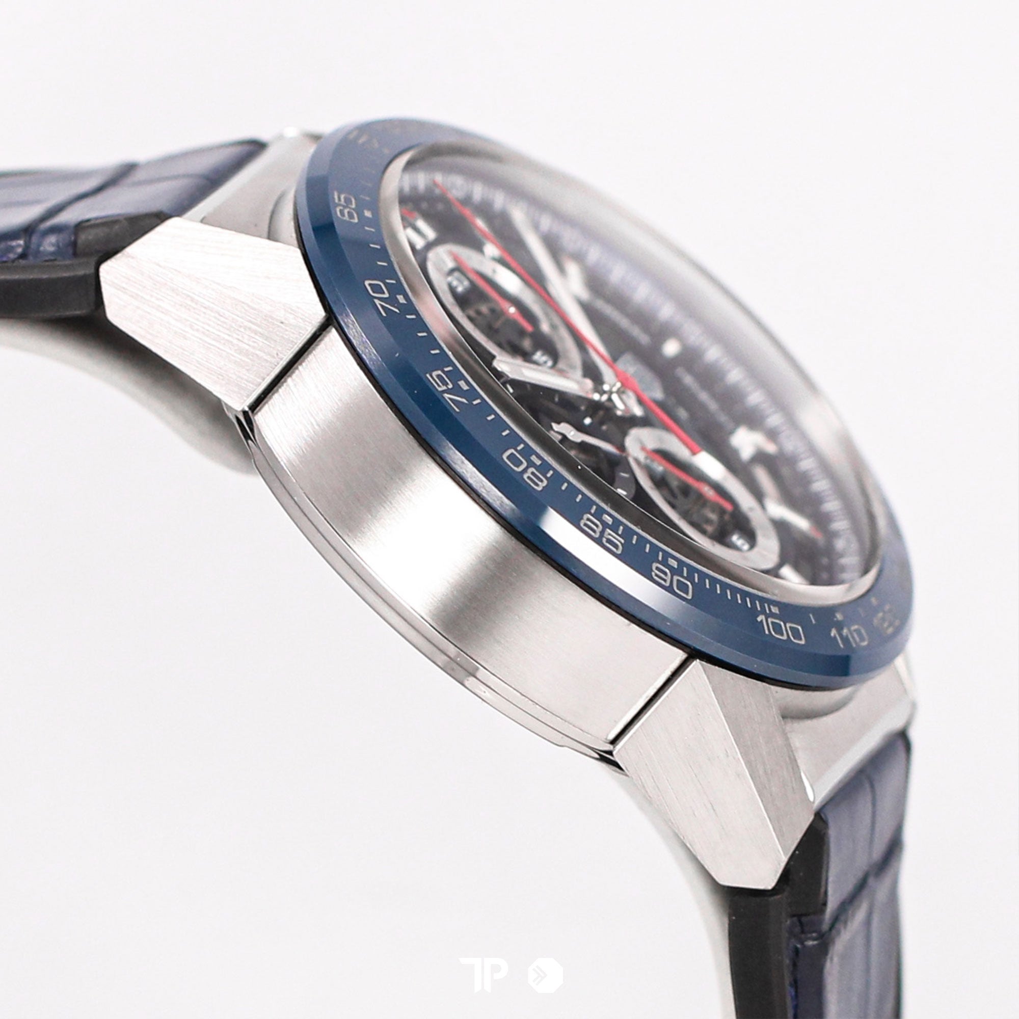 Carrera Heuer 01 Skeleton Leather Blue (2018)